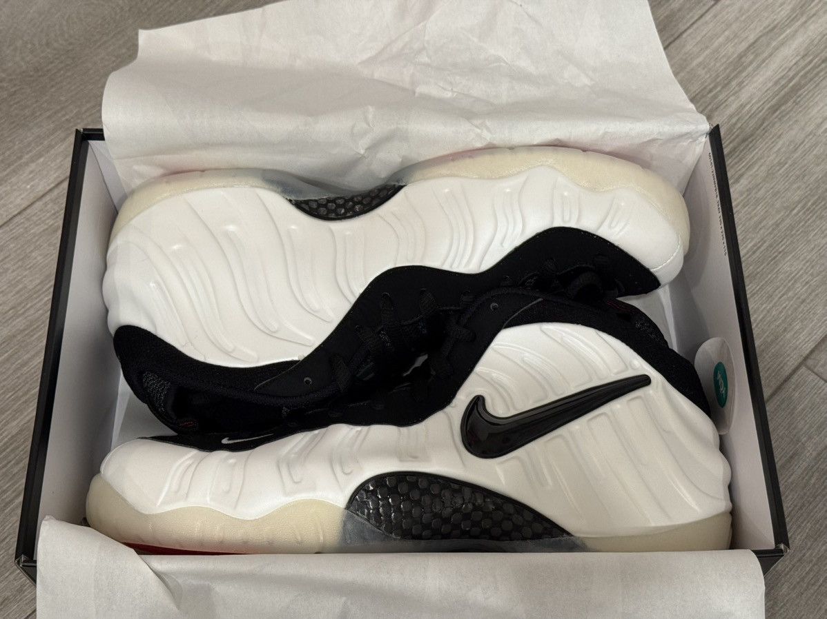 Nike Nike Air Foamposite Pro Pearl White Black True Red Sz 12 Size US 12 / EU 45 - 3 Thumbnail
