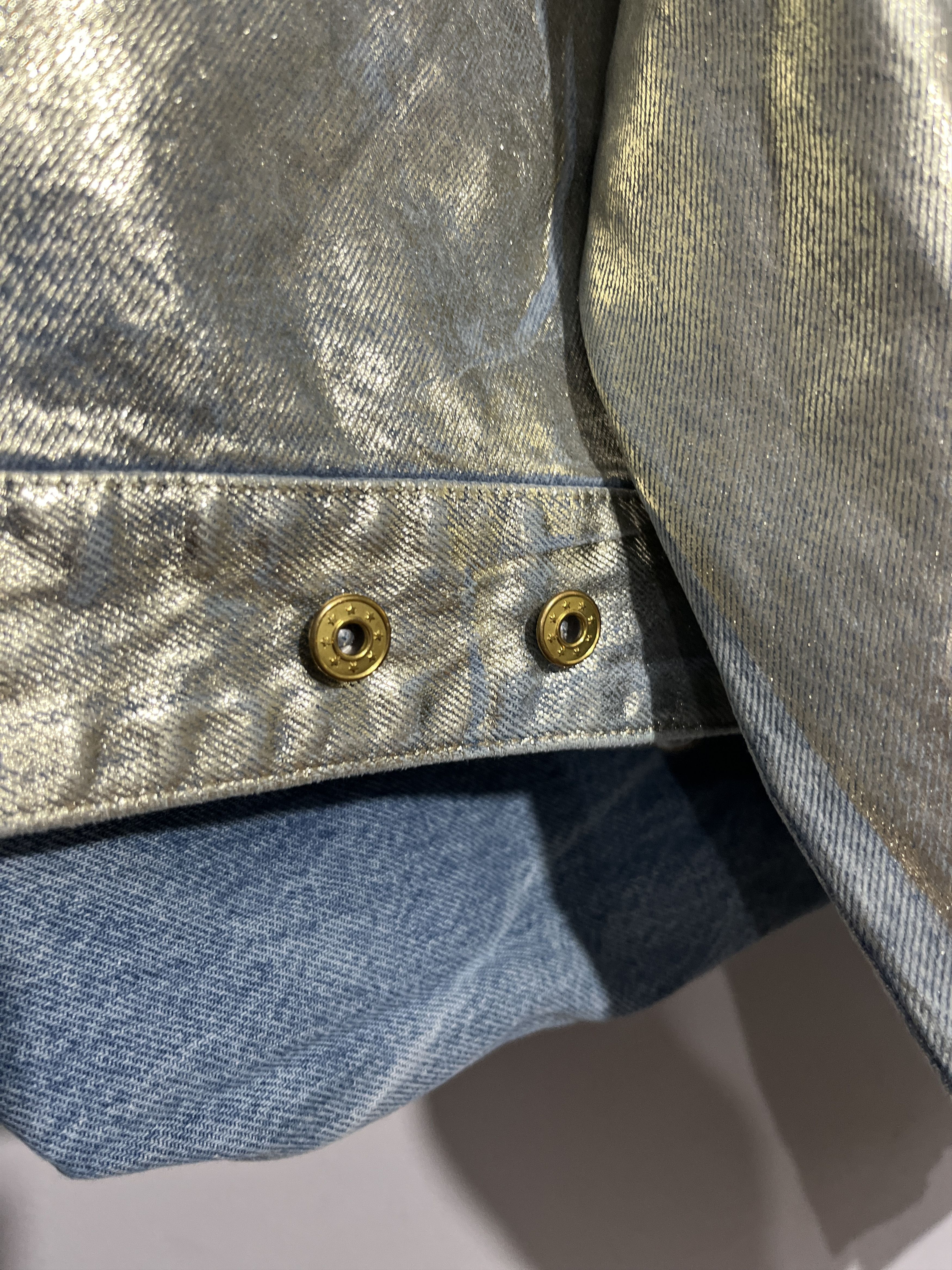 Y/Project Y/Project Metallic Foiled Denim Jacket Size M / US 6-8 / IT 42-44 - 7 Thumbnail