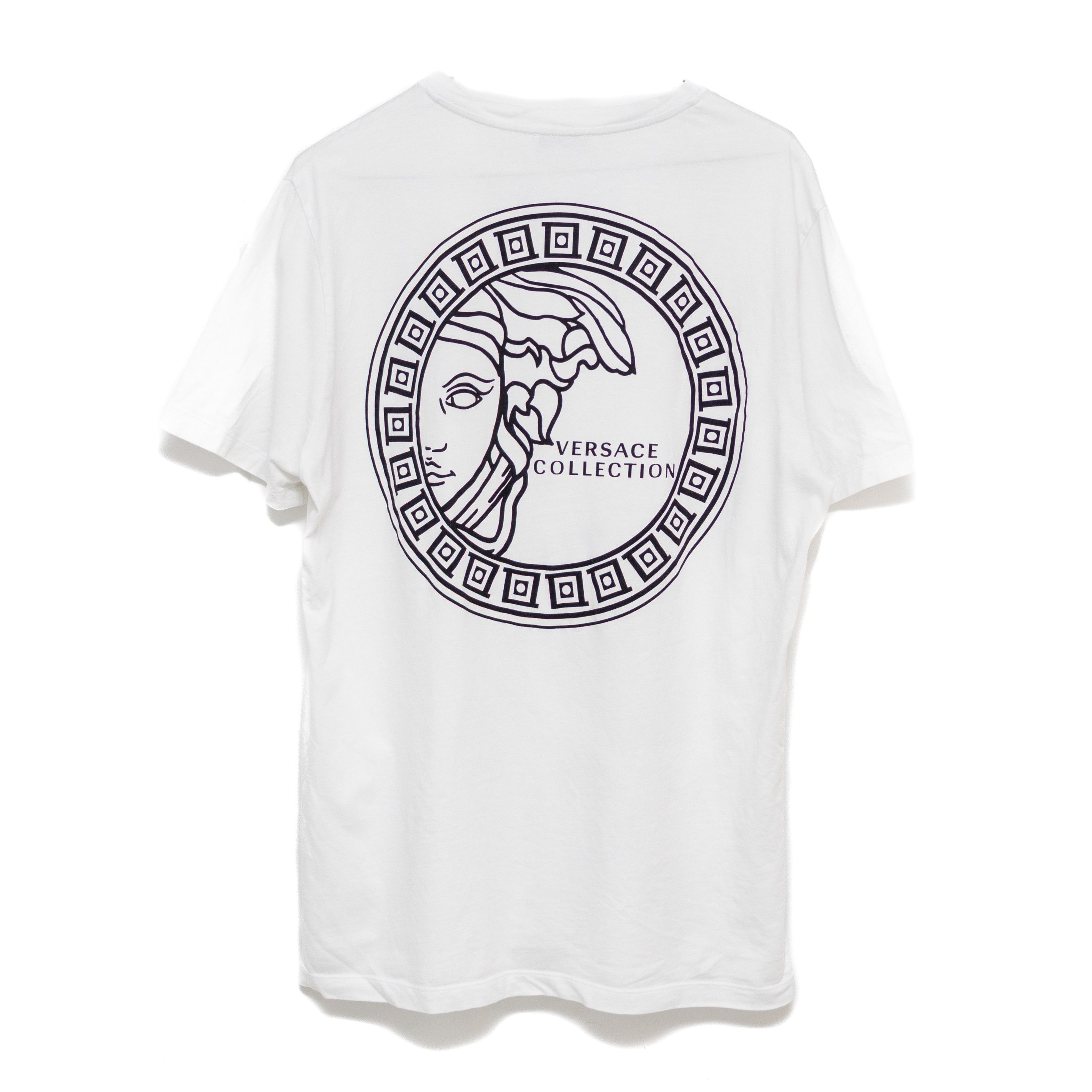 Versace Versace Collection White Medusa Logo Men’s T-Shirt – Size L Size US L / EU 52-54 / 3 - 2 Thumbnail