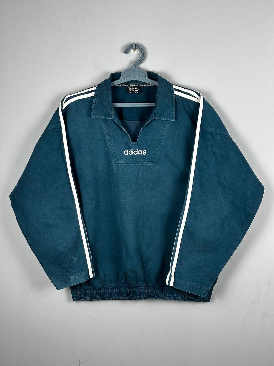 Adidas Rare Retro 90’s Adidas Vintage Cotton Anorak Jacket Size US L / EU 52-54 / 3 - 1 Thumbnail