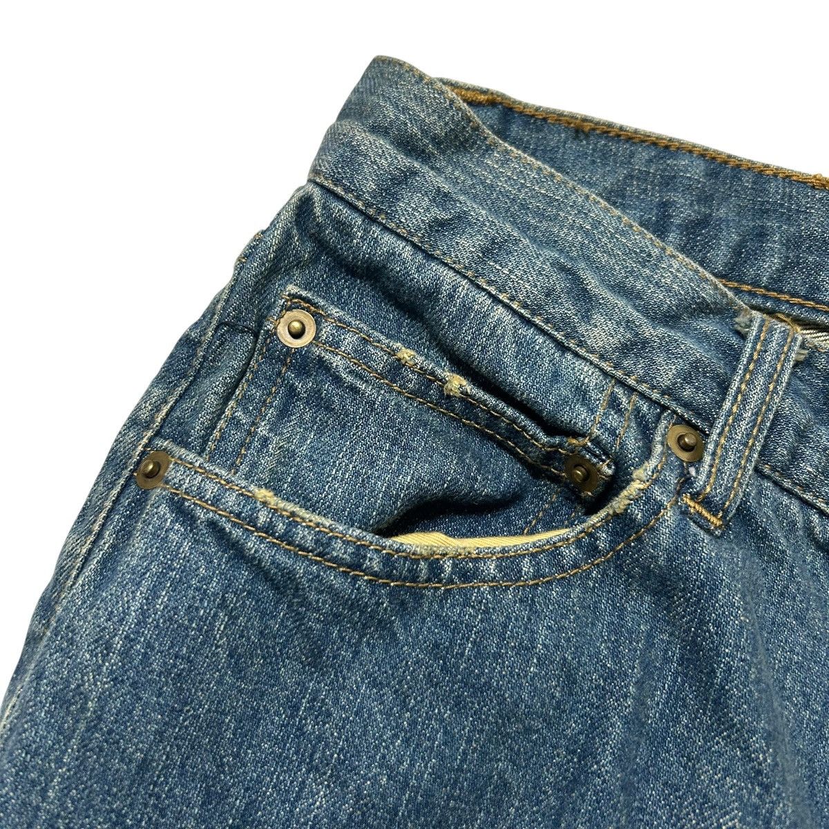Karakuri Tamashii 369 Karakuri Tamashii jeans embroidered denim blue archive Size US 30 / EU 46 - 10 Thumbnail