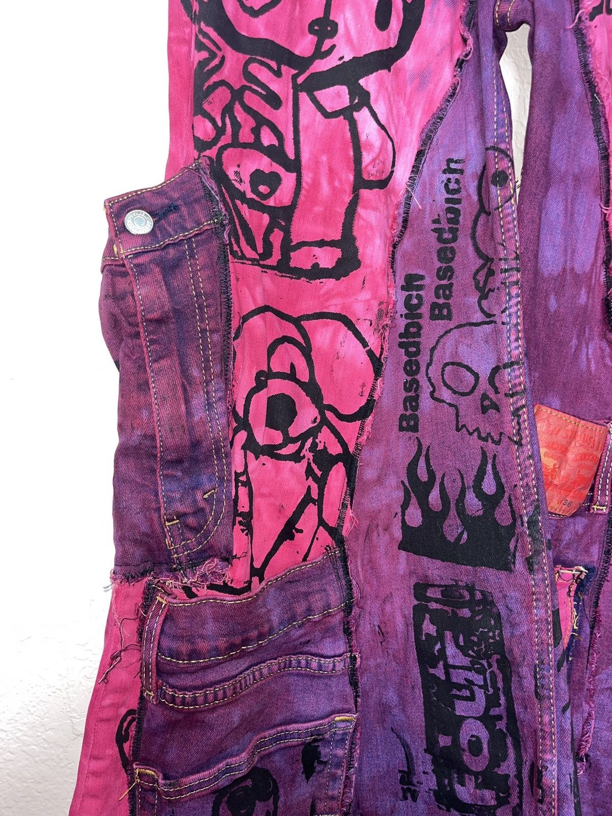 Japanese Brand Basedbich upcycled wide pants Size US 31 - 6 Thumbnail