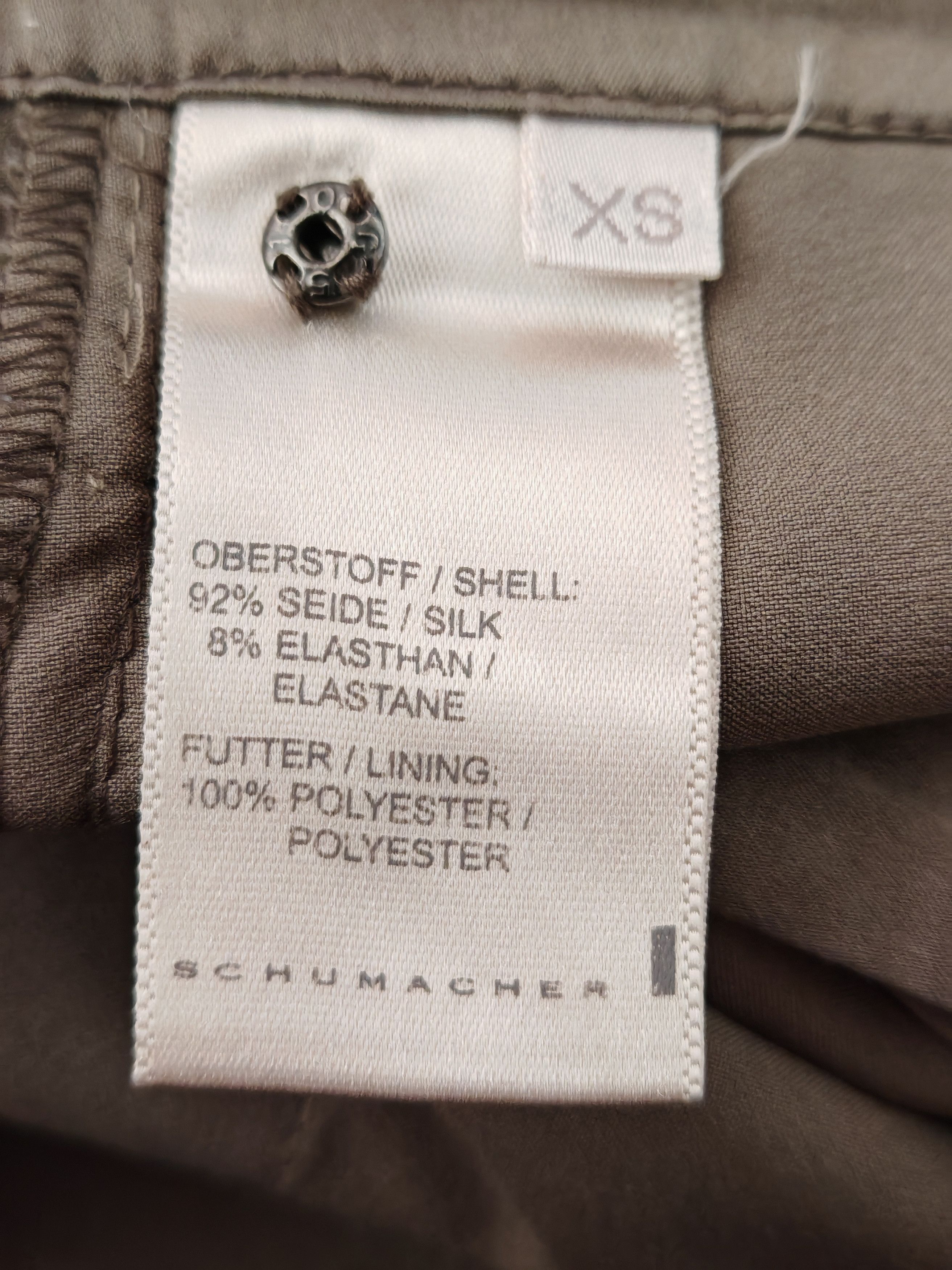 DOROTHEE SCHUMACHER × Vintage Vintage SCHUMACHER silk slim utility / cargo pants size XS Size 26" / US 2 / IT 38 - 8 Thumbnail