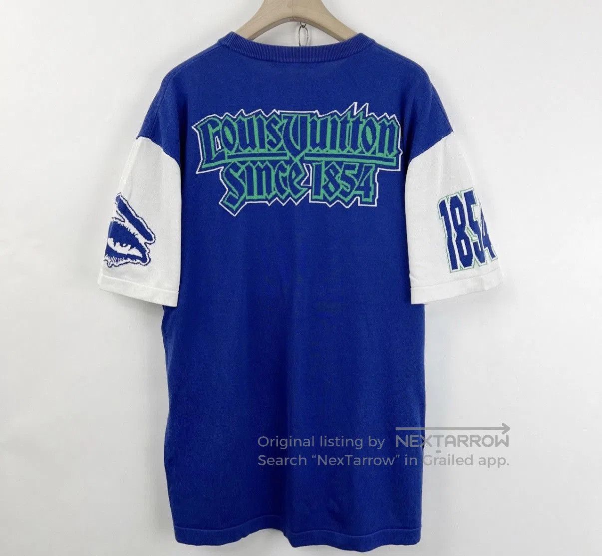 Louis Vuitton Blue Graphic Short-Sleeve Shirt. Size US XXL / EU 58 / 5 - 2 Thumbnail