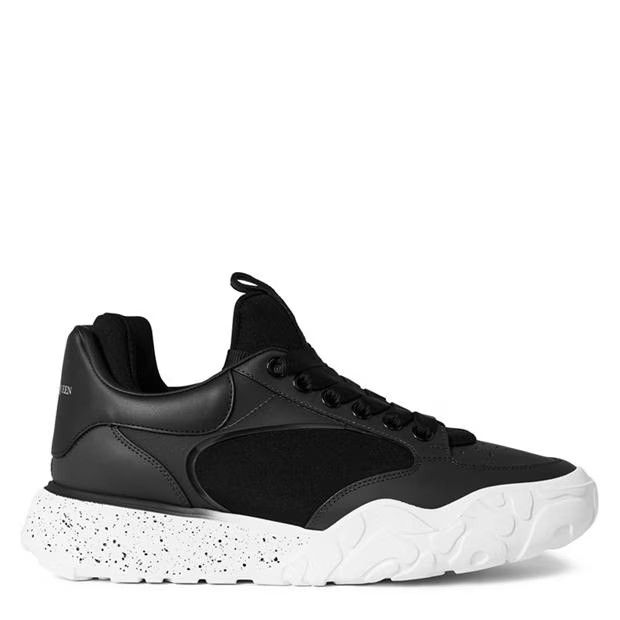 image of Alexander Mcqueen O1G2R1Mq0324 Sneakers In Black & White in Black/White, Men's (Size 8)