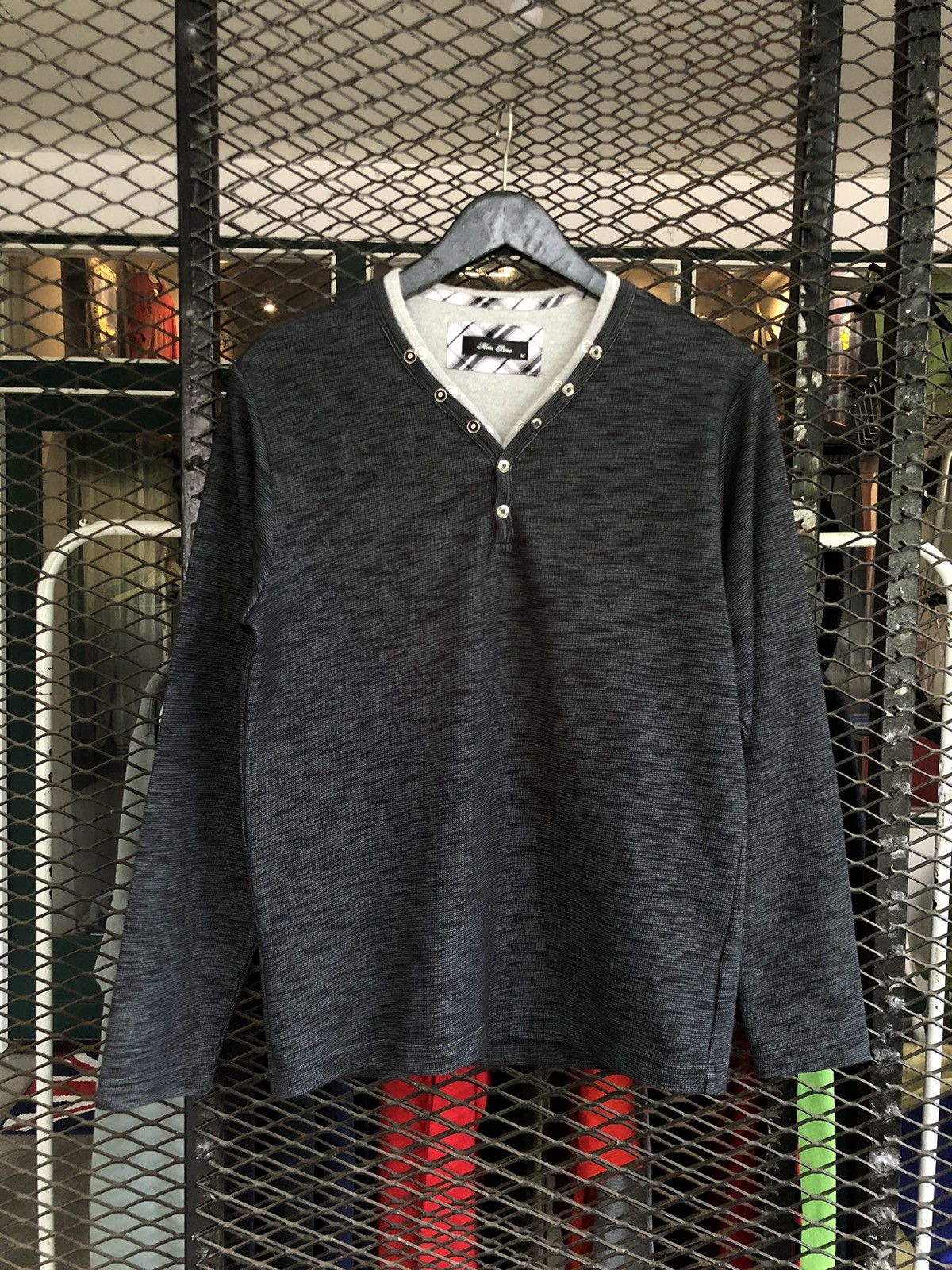 If Six Was Nine × Japanese Brand × Le Grande Bleu (L.G.B.) JAPANESE BRAND NOTABENE DOUBLE LAYER LONG SLEEVE LGBSTYLE Size US M / EU 48-50 / 2 - 1 Thumbnail