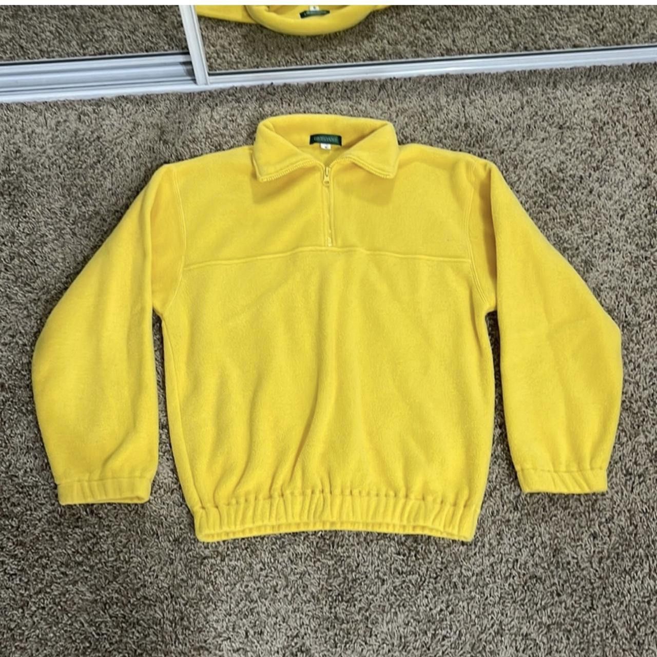 Giordano × Vintage Yellow Fleece Size US S / EU 44-46 / 1 - 1 Thumbnail