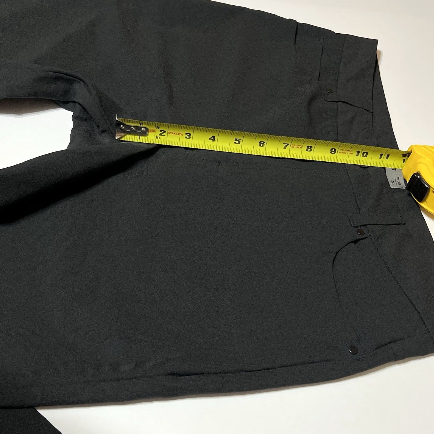 Vintage VRST Limitless 4-Way Stretch Athletic Chino Pants Mens 35x30 5-Pocket Black Regular Straight Modern Comfort Logo Tooling: 35x28 measurement note Size US 35 - 4 Thumbnail