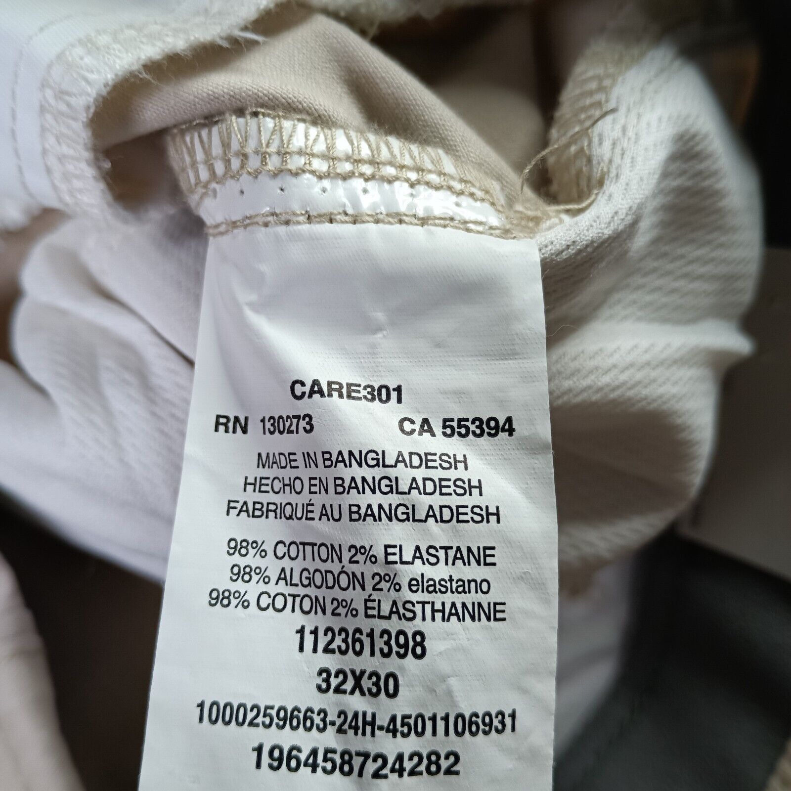 Lee Lee Chino Motion Flex Waistband Pants Men's 32x30 Beige Slim Size US 32 / EU 48 - 5 Thumbnail