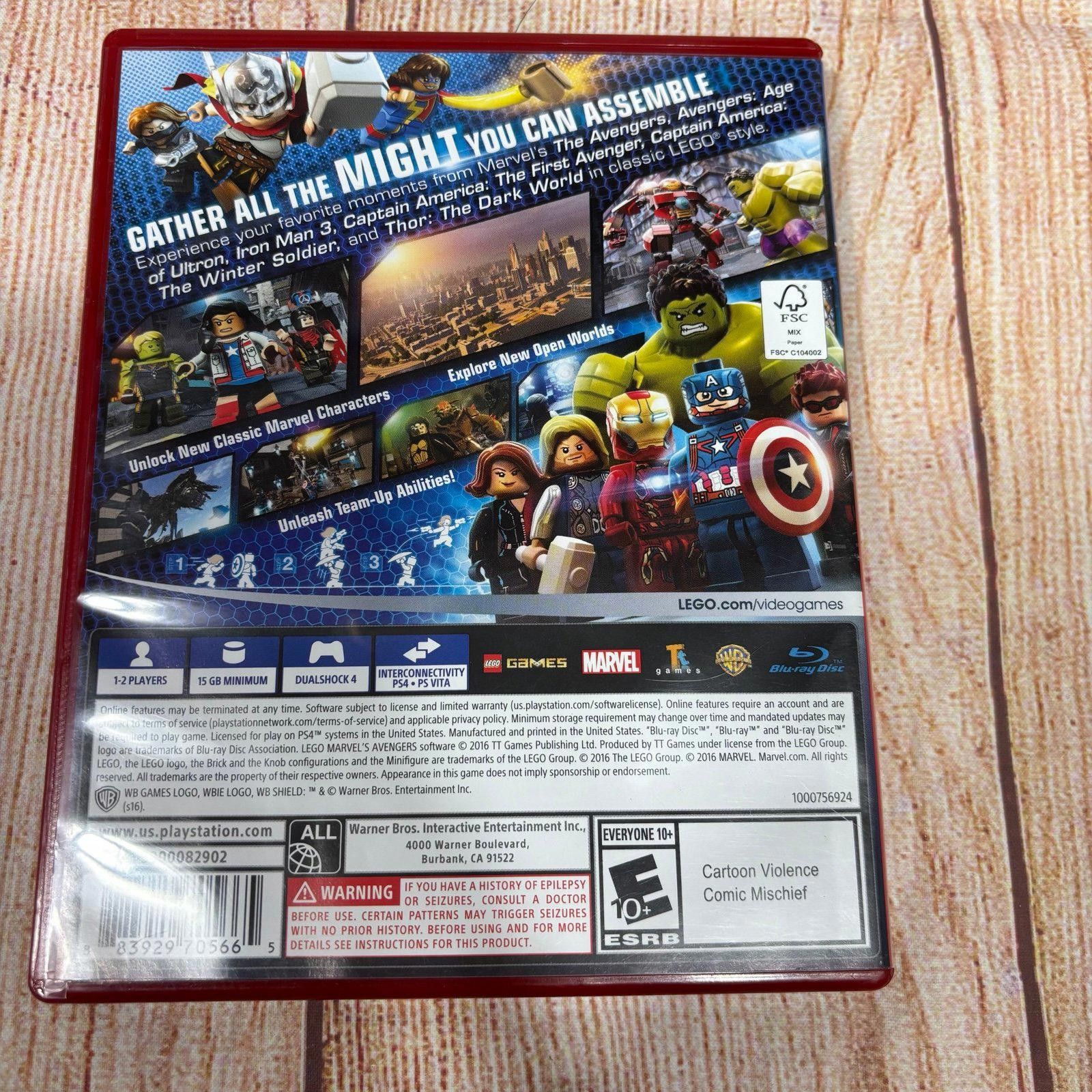 Playstation LEGO Marvel Avengers PlayStation 4 Game Size ONE SIZE - 2 Thumbnail