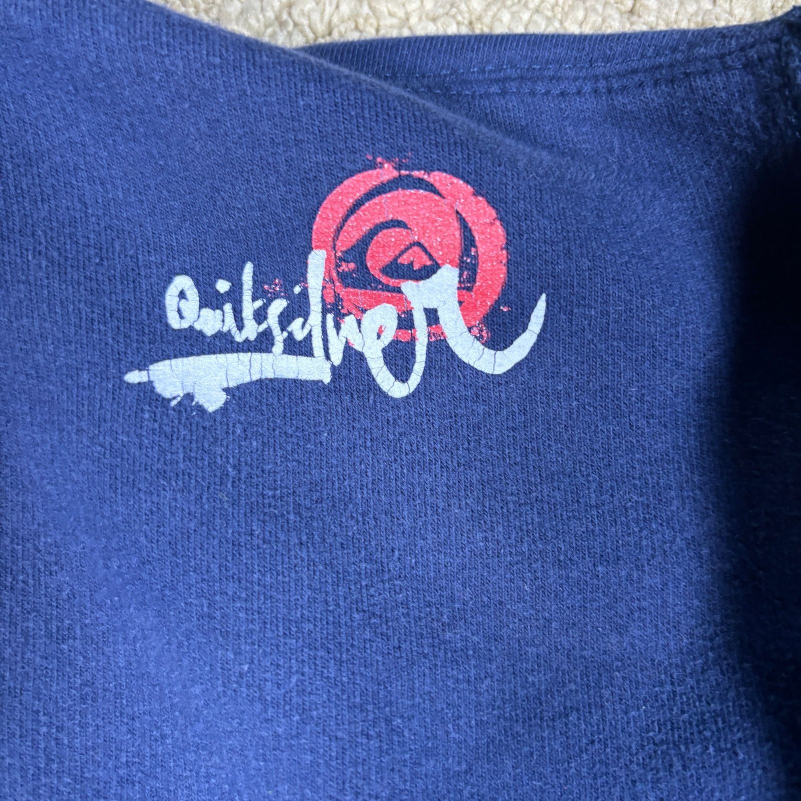 Quiksilver vintage y2k 2000s Quiksilver zip up hoodie mens Small surf Size US S / EU 44-46 / 1 - 8 Thumbnail