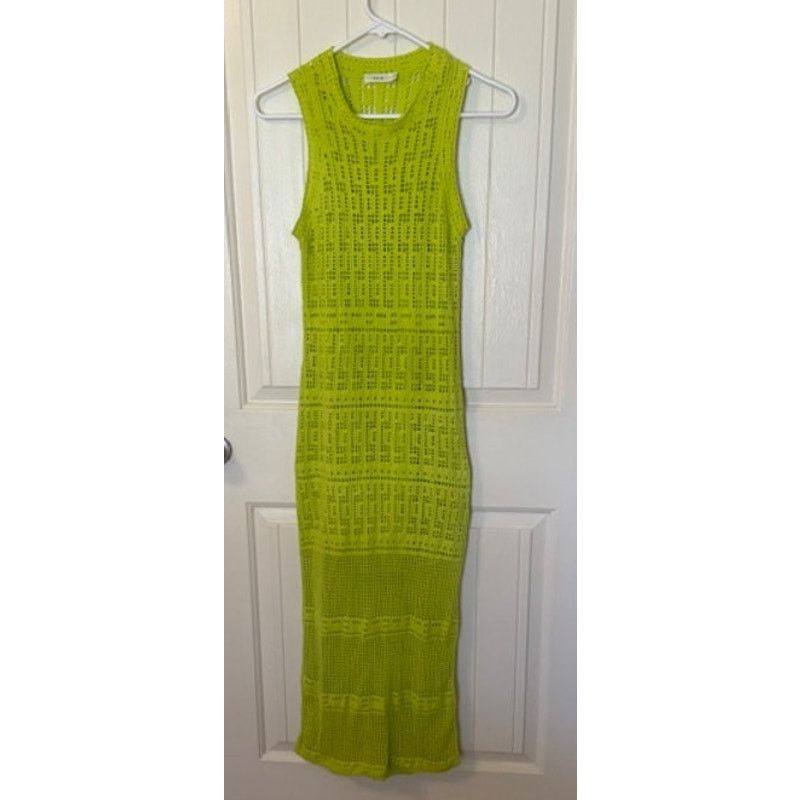 A.L.C. A.L.C. Monaghan Midi Dress in Citronella XS Size XS / US 0-2 / IT 36-38 - 5 Thumbnail
