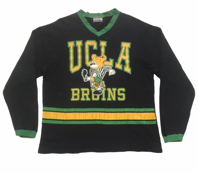 Vintage Vintage 90s UCLA Bruins Sweatshirt Size US M / EU 48-50 / 2 - 1 Thumbnail