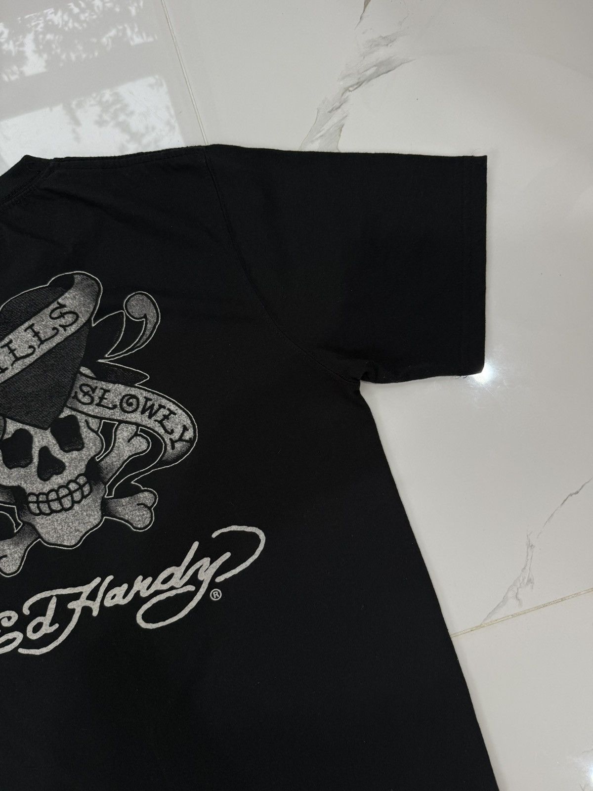 Ed Hardy 90’s ED HARDY RARE MULTI BIG BACK LOGO Y2K RETRO TEE TSHIRT Size US M / EU 48-50 / 2 - 6 Thumbnail