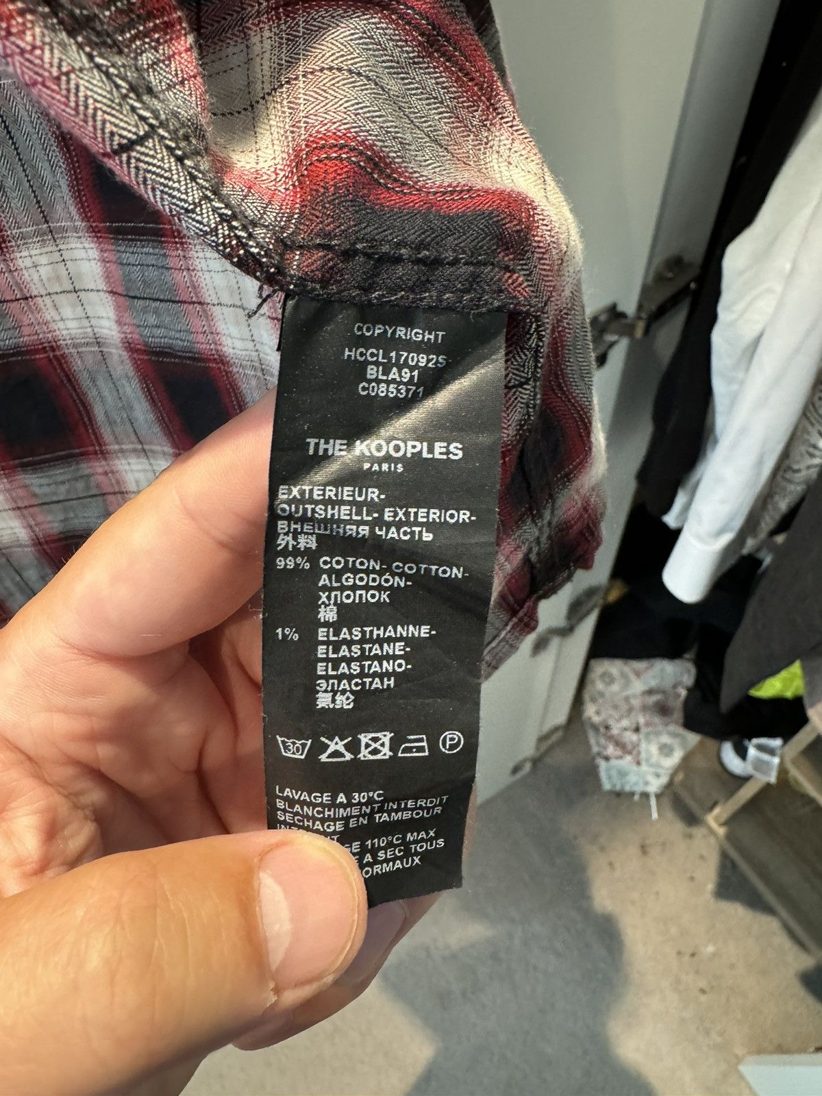 The Kooples The Kooples Plaid Shirt Size US XL / EU 56 / 4 - 3 Thumbnail