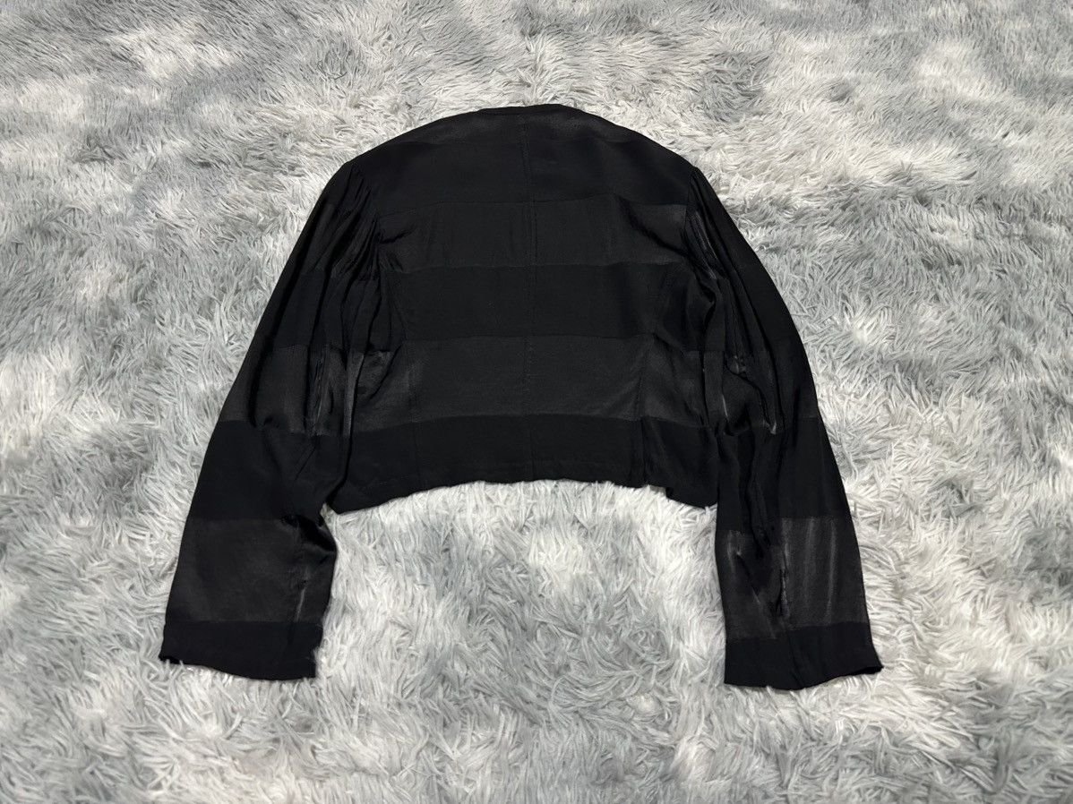 Y's 🔥Vintage Y’s Yohji Yamamoto Striped Cropped Cardigan Jacket Size S / US 4 / IT 40 - 8 Thumbnail