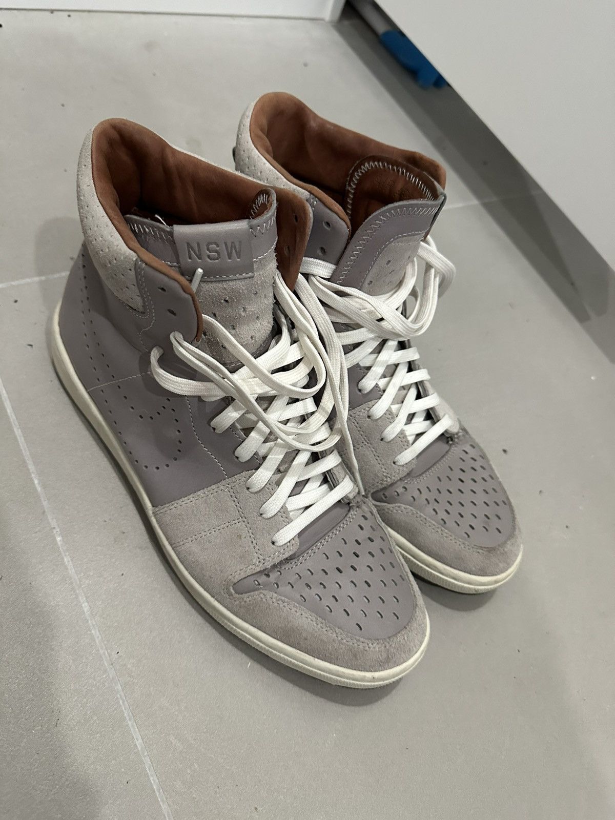 Nike Nike NSW High Top Premium Suede Leather – Size 44 EU / 10 US Size US 10 / EU 43 - 3 Thumbnail