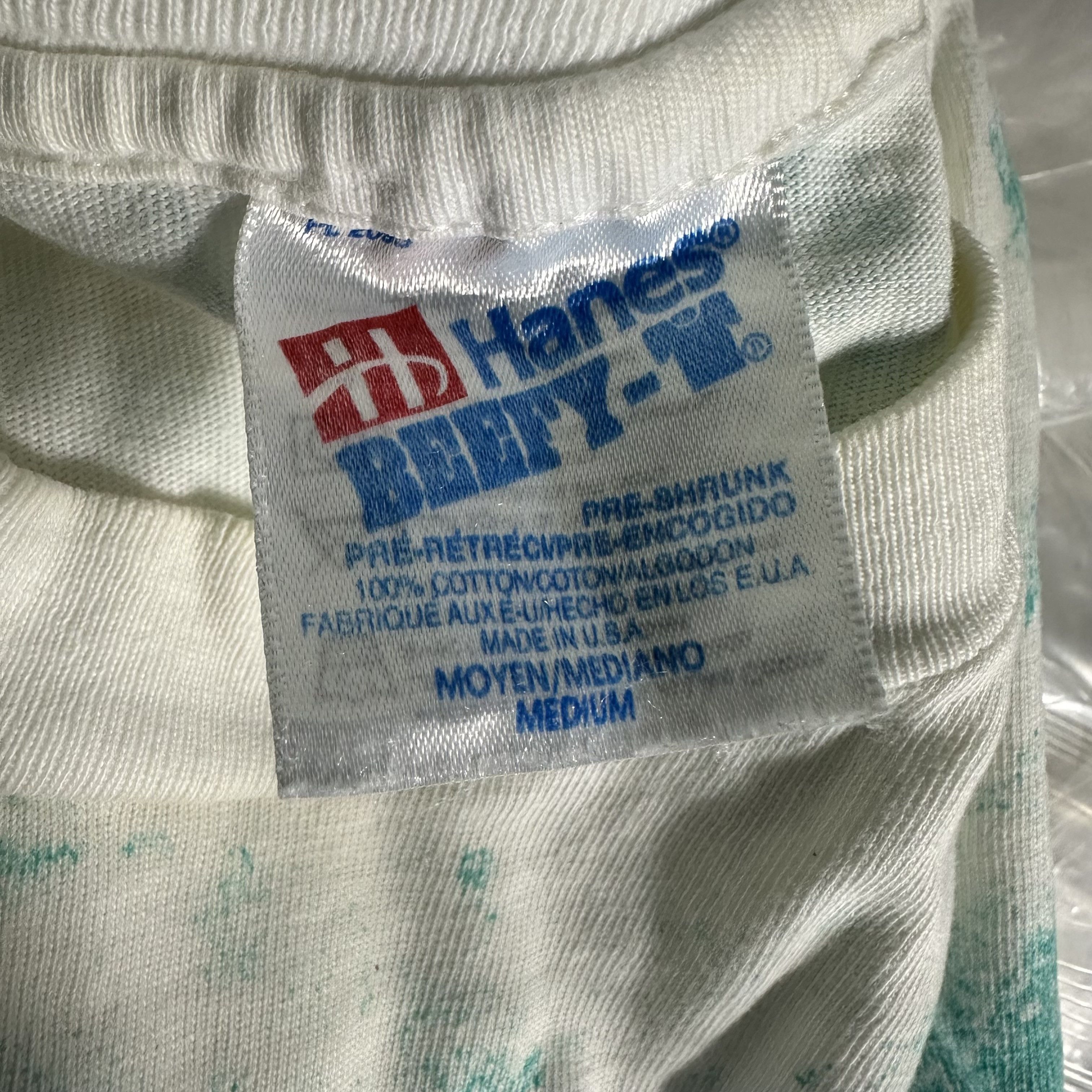 🔥RARE🔥Vintage Sakana Des All Print T-shirt Single Stich