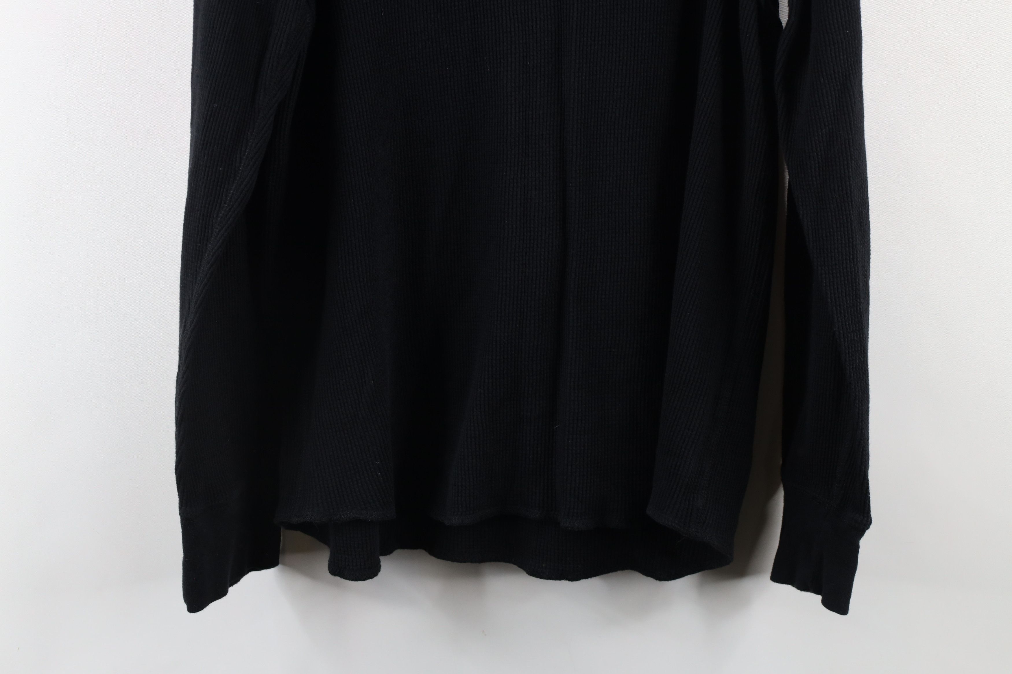 Gap × Vintage Vintage Gap Thermal Waffle Knit Long Sleeve T-Shirt Black Size US L / EU 52-54 / 3 - 7 Thumbnail