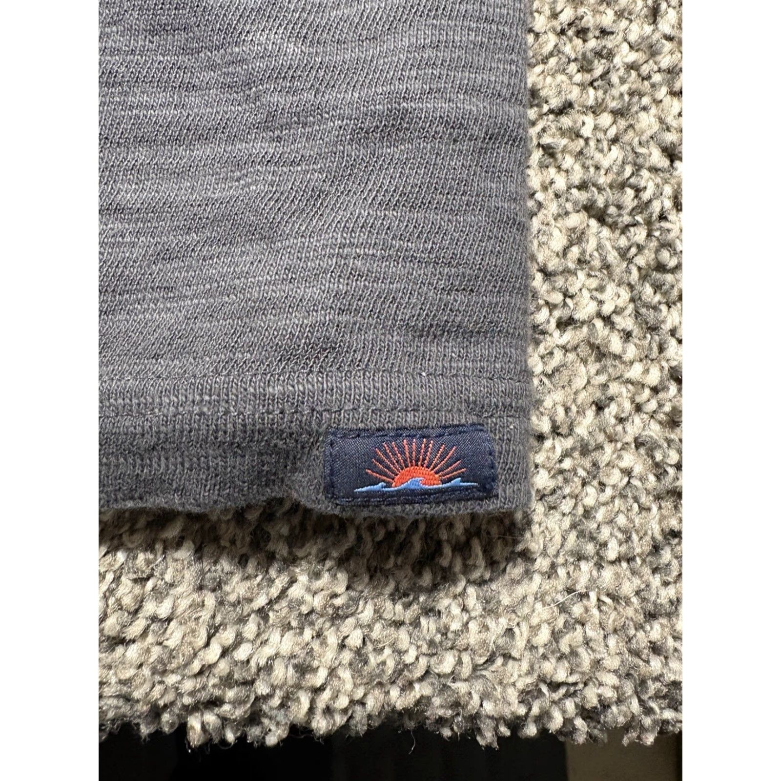 Faherty Faherty Henley Waffle Knit Thermal Shirt Mens Large Cotton Heather Gray Thick Shirt Mens Large Gray Thermal Henley Waffle Knit Faherty Size US L / EU 52-54 / 3 - 6 Thumbnail