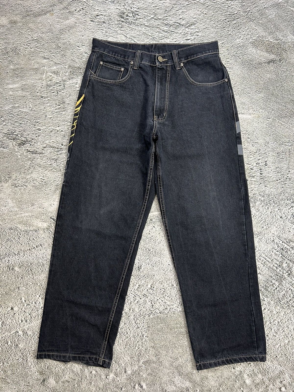 Japanese Brand × Vintage Townz Clothing Baggy Jeans Japanese Brand Vintage Size US 34 / EU 50 - 6 Thumbnail