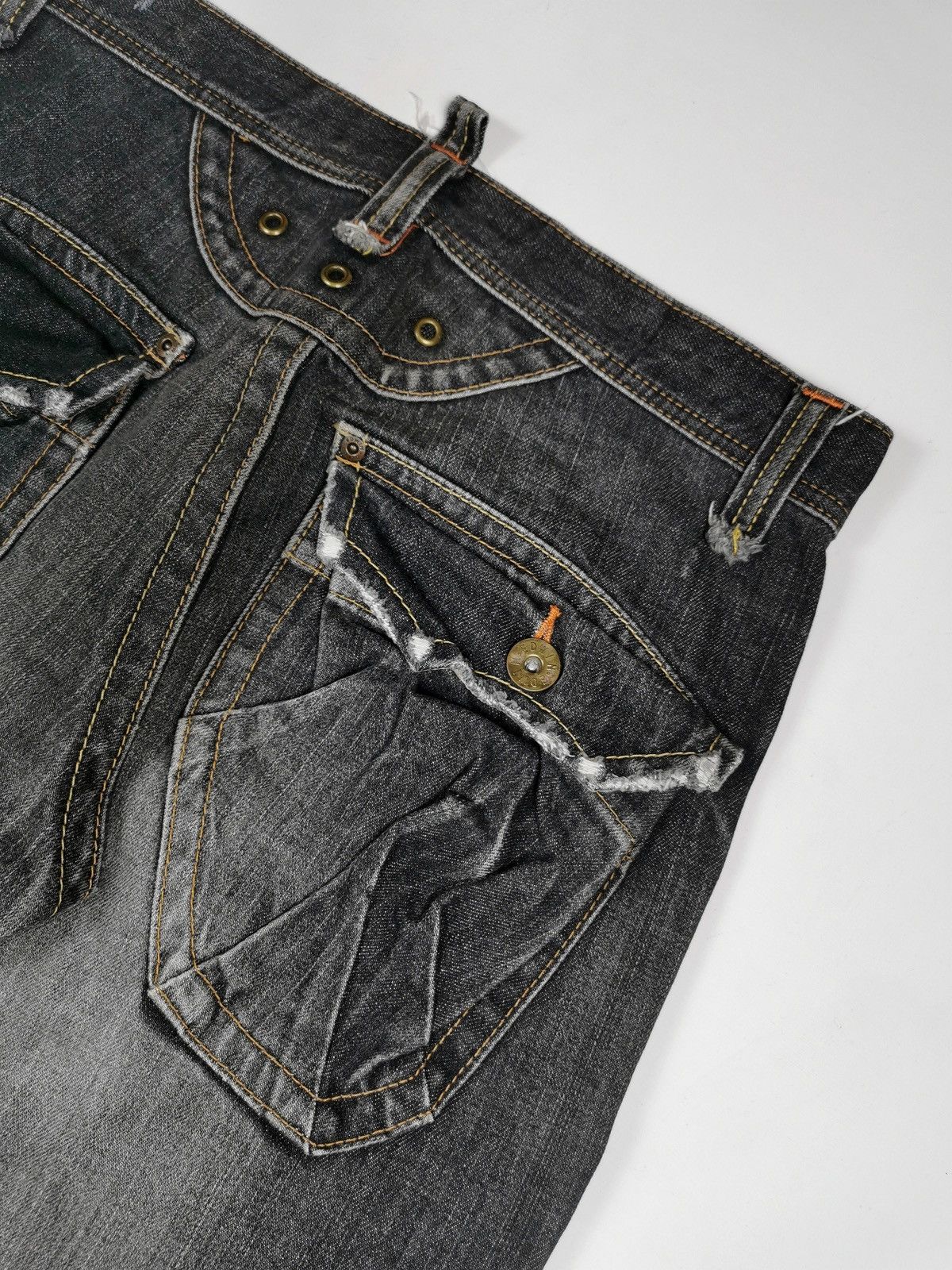 Edwin Bootcut Edwin Cargo Utility Black Jeans Size US 32 / EU 48 - 8 Thumbnail