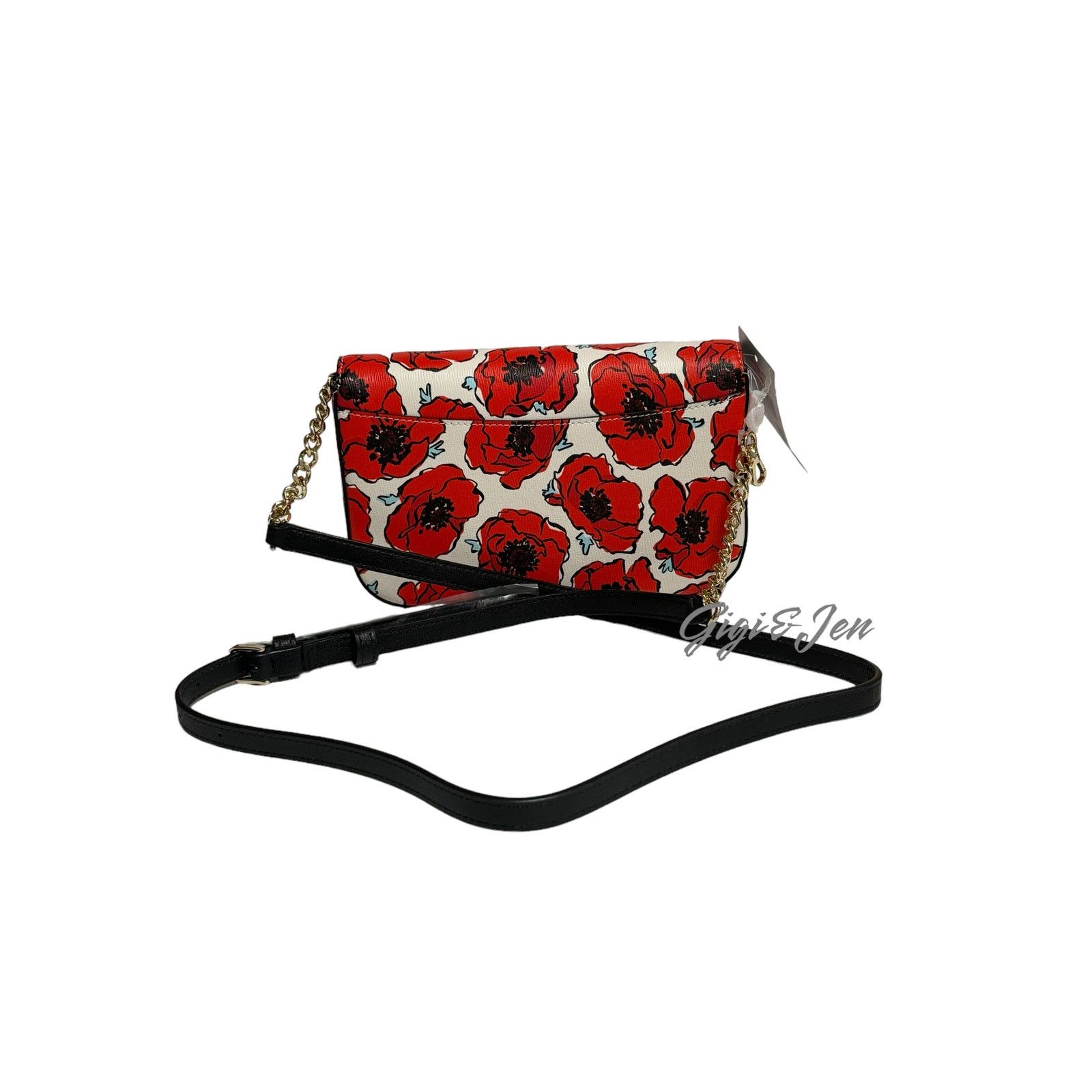 Kate Spade Kate Spade Kristi Chain Flap Floral Crossbody Bag New Size ONE SIZE - 10 Thumbnail