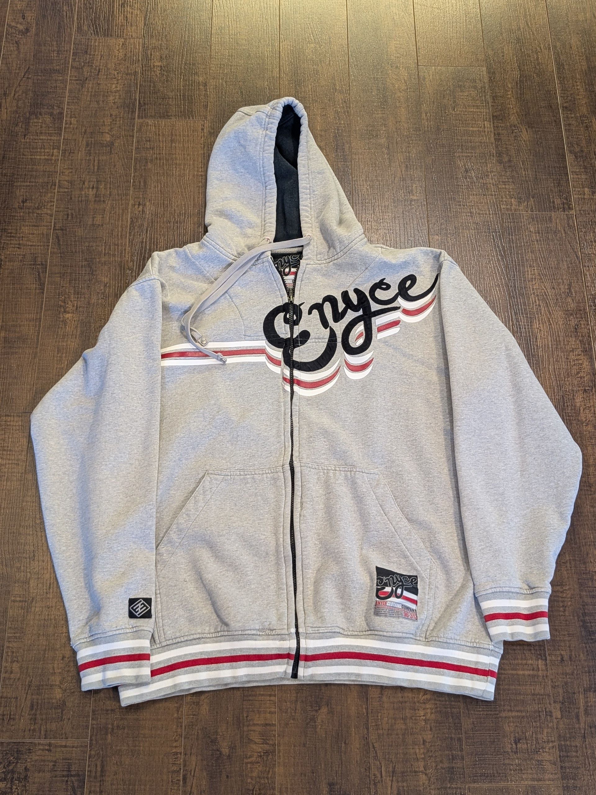 Enyce Y2K Enyce Heavyweight Full Zip Hoodie - Size L Size US L / EU 52-54 / 3 - 1 Thumbnail