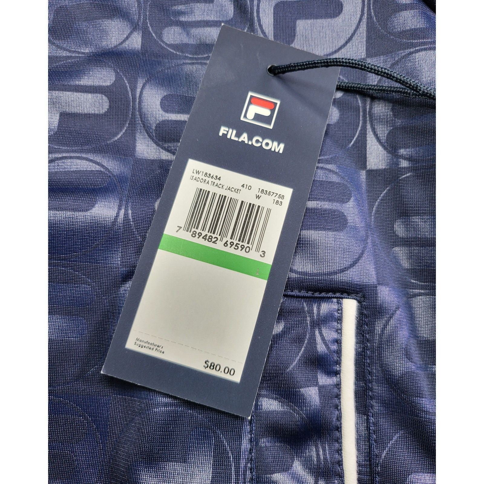 Fila NWT Fila Women's Isadora Embossed Logo Jacket Size L Size L / US 10 / IT 46 - 3 Thumbnail