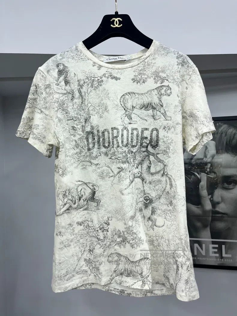 Dior Dior ZOO PRINTED SHORT-SLEEVED T-SHIRT Size S / US 4 / IT 40 - 1 Thumbnail