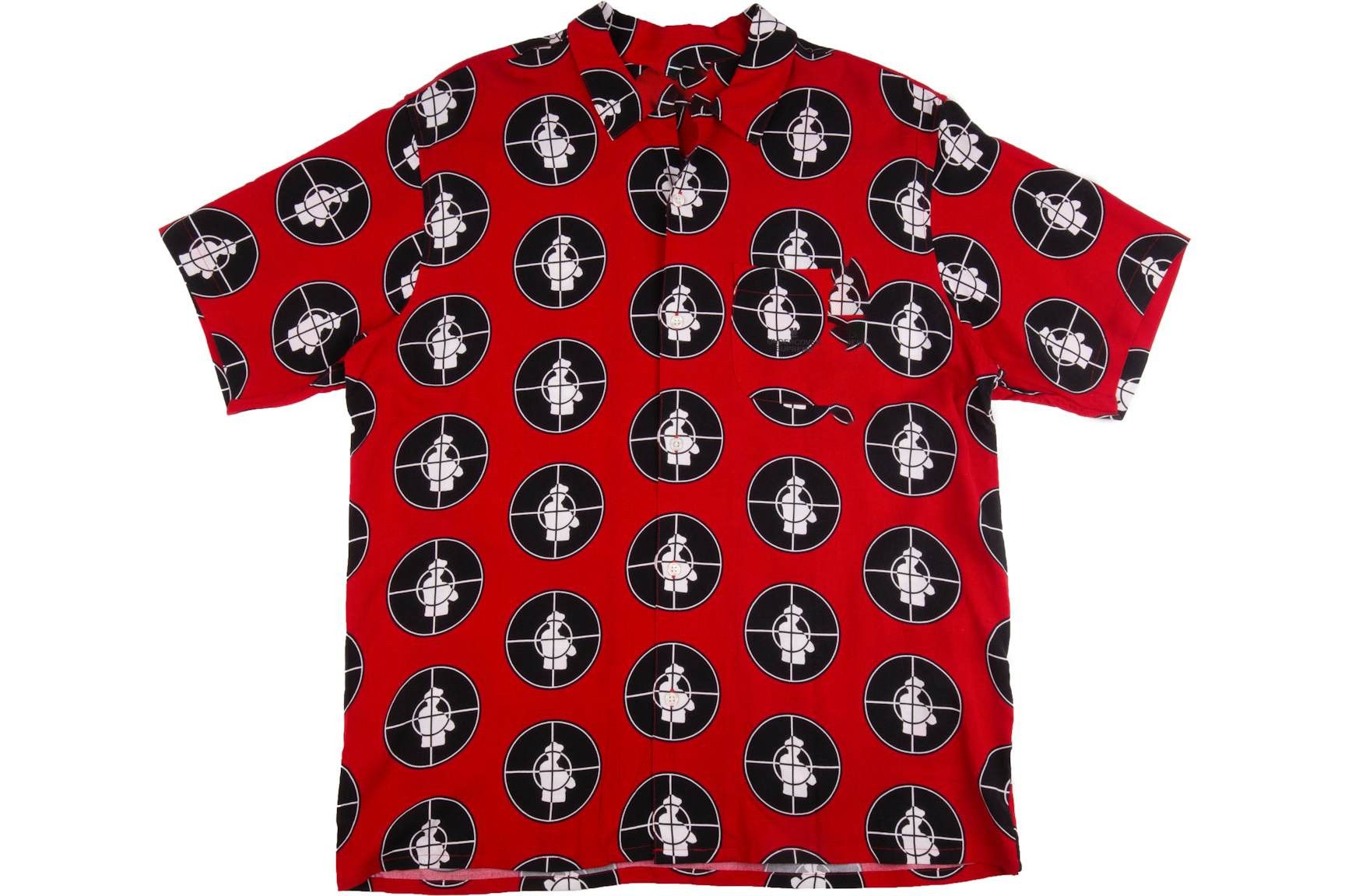 Designer Men’s Red Casual Shirt – Bold, Relaxed, Distinctive Size US M / EU 48-50 / 2 - 1 Thumbnail