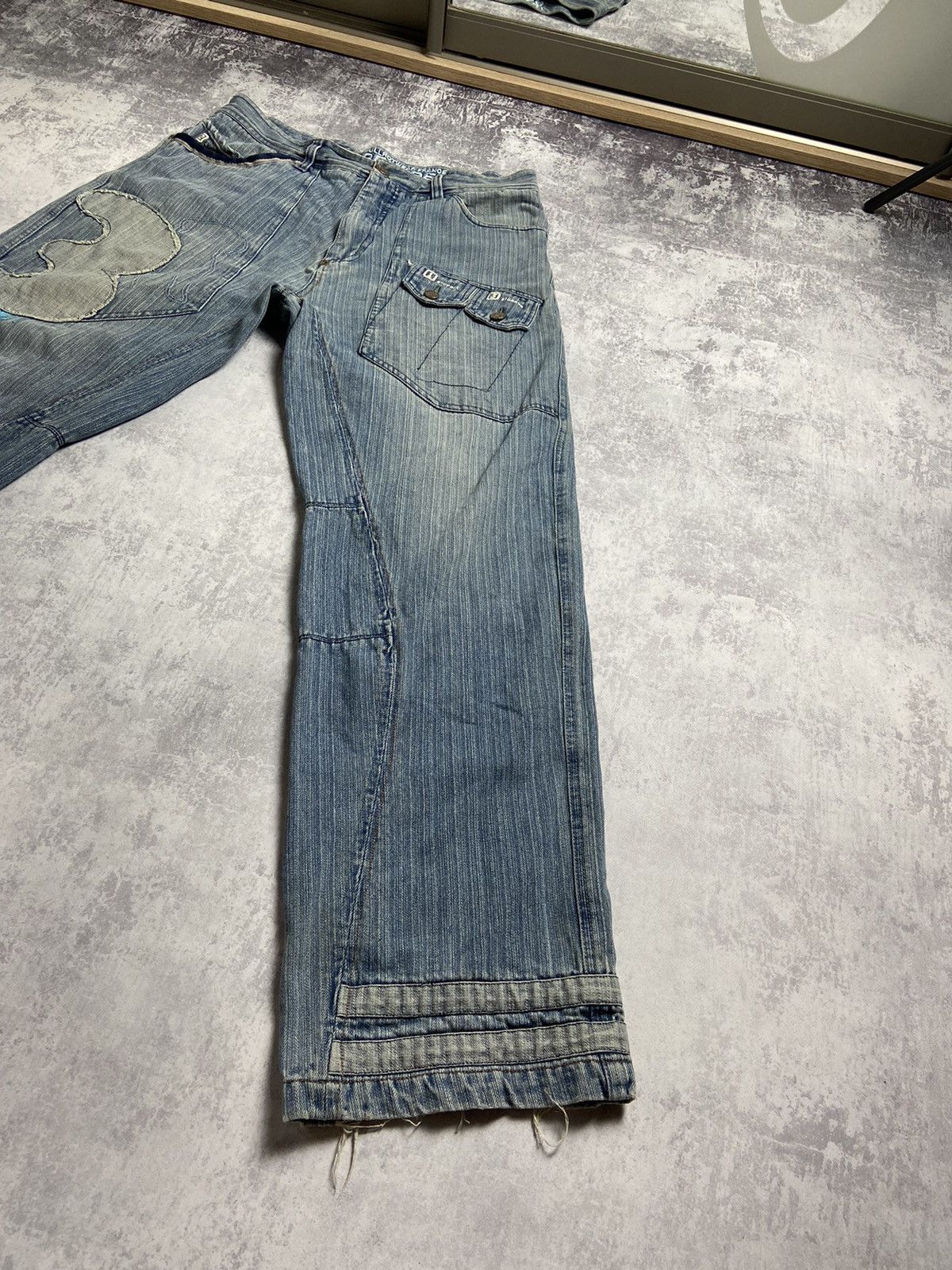 RARE Bullrot Wear Skaters Distressed Vintage Y2K Baggy Jeans