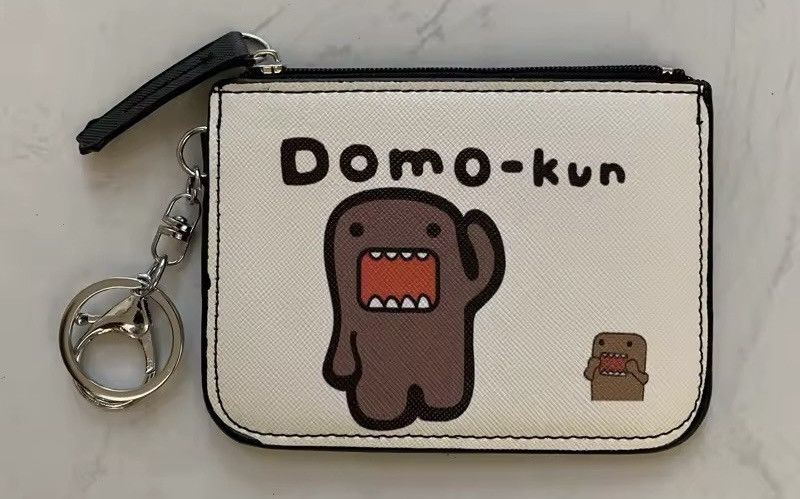 Japanese Brand × Toy Machine Kawaii Domo Kun ID Card Holder Case Size ONE SIZE - 1 Thumbnail