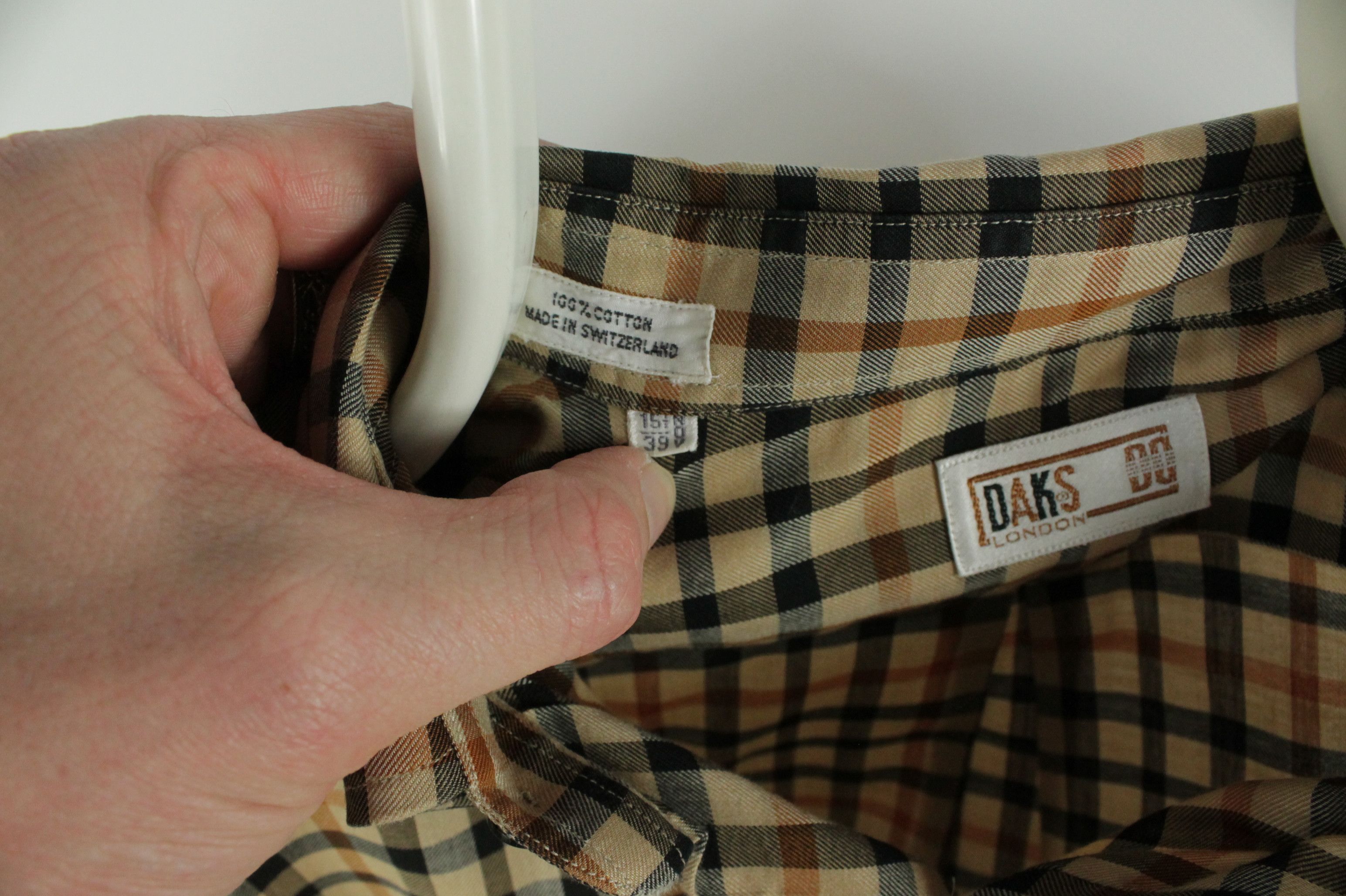 DAKS Vintage Daks Plaid Patterned Shirt Men's Size US M / EU 48-50 / 2 - 4 Thumbnail