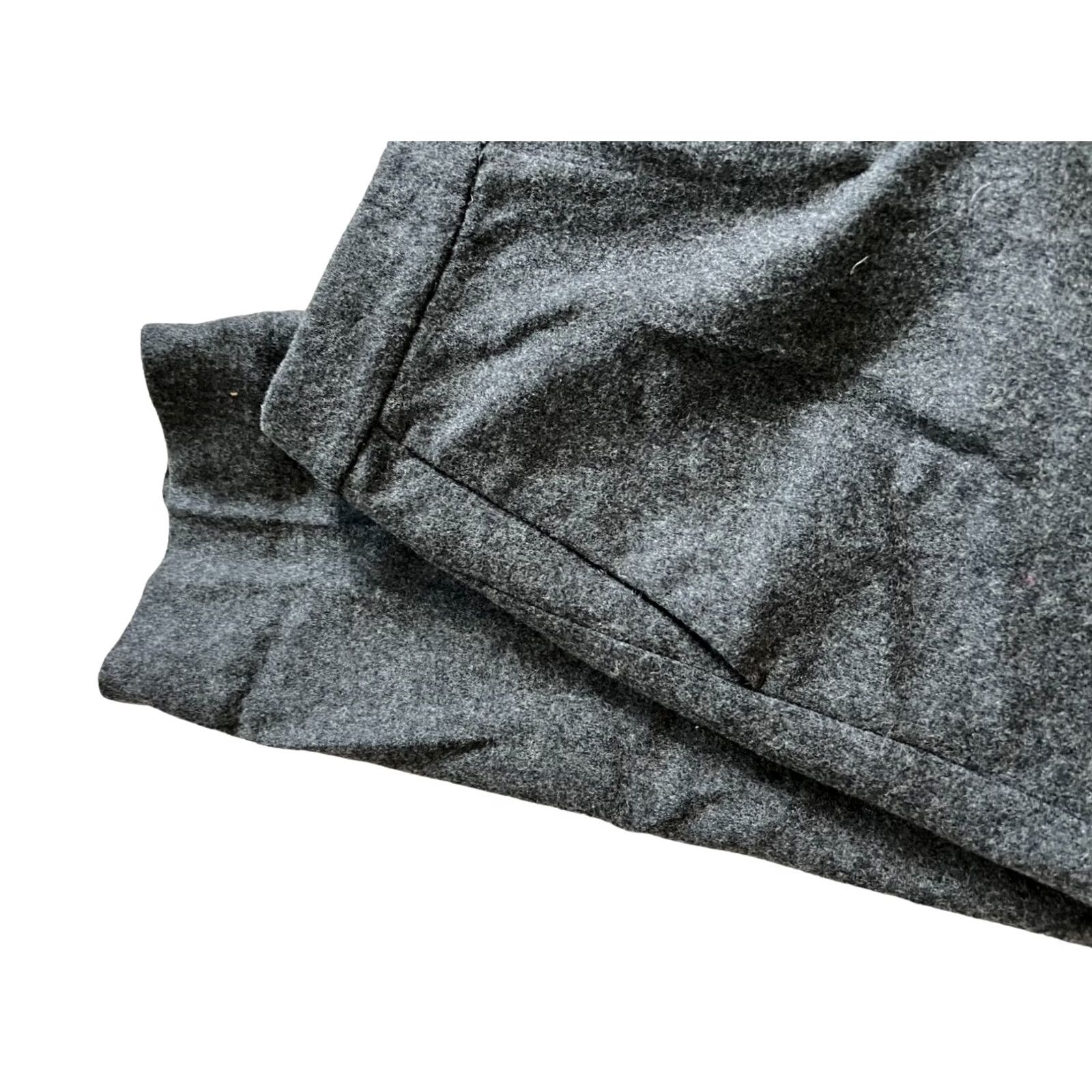 J.Crew J.Crew Italy Belluci Womens Wool Pants Size 4 26x28 Gray Zip Side Pockets Lined Size 27" / US 4 / IT 40 - 5 Thumbnail