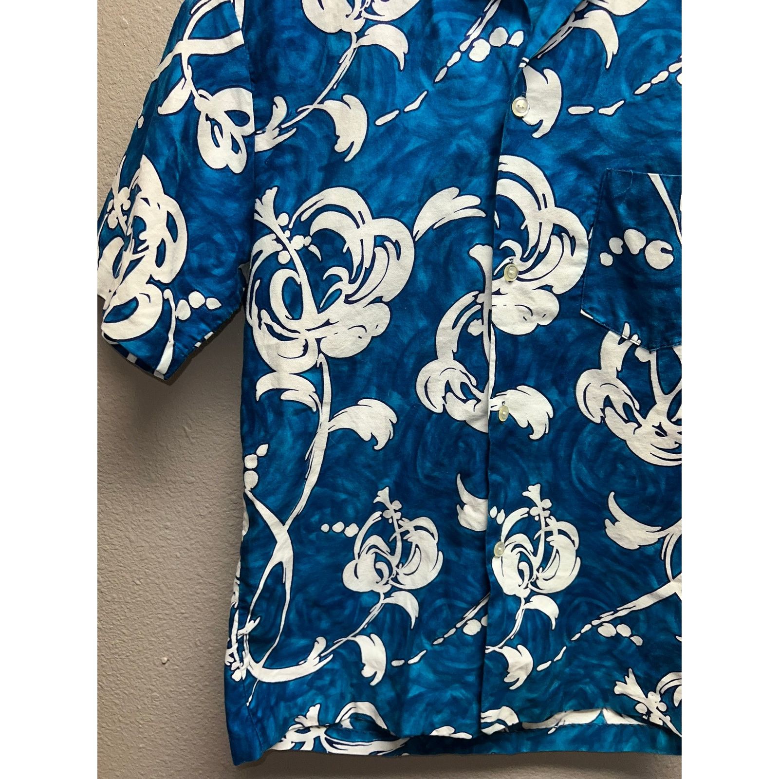 Vintage Vintage 70s 80s Malihini Hawaii HI Button Down Blue Shirt M Size US M / EU 48-50 / 2 - 4 Thumbnail