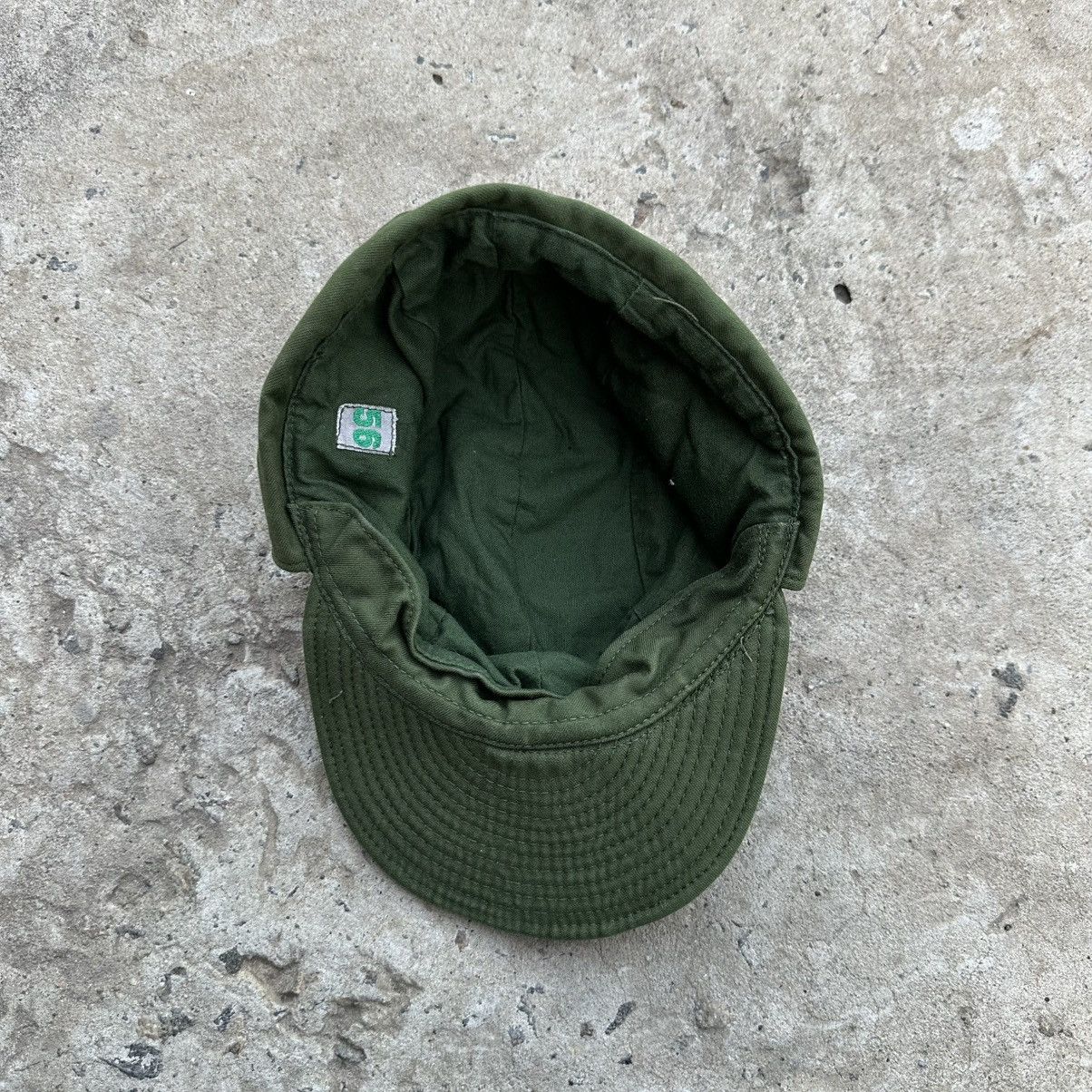Issey Miyake Vintage Japanese Style Swedish Army Cap Hat Y2K Military Size ONE SIZE - 7 Thumbnail