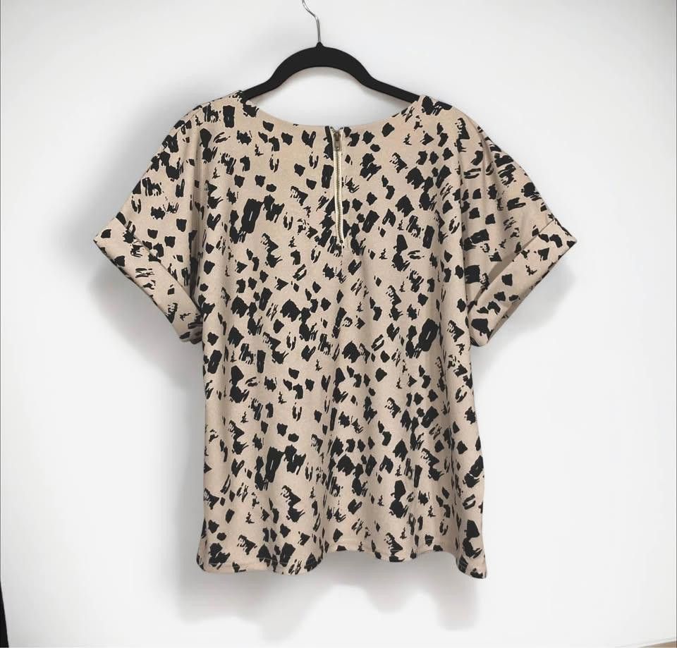 Designer MELLÖDAY Women's Abstract Print Top - Size M Size M / US 6-8 / IT 42-44 - 3 Thumbnail