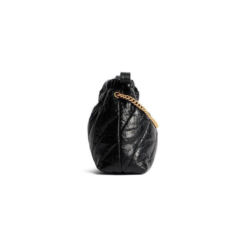 Balenciaga o1la1rc1a0126 Size: OS / Crush XS Tote Bag Quilted in Black Size ONE SIZE - 3 Thumbnail
