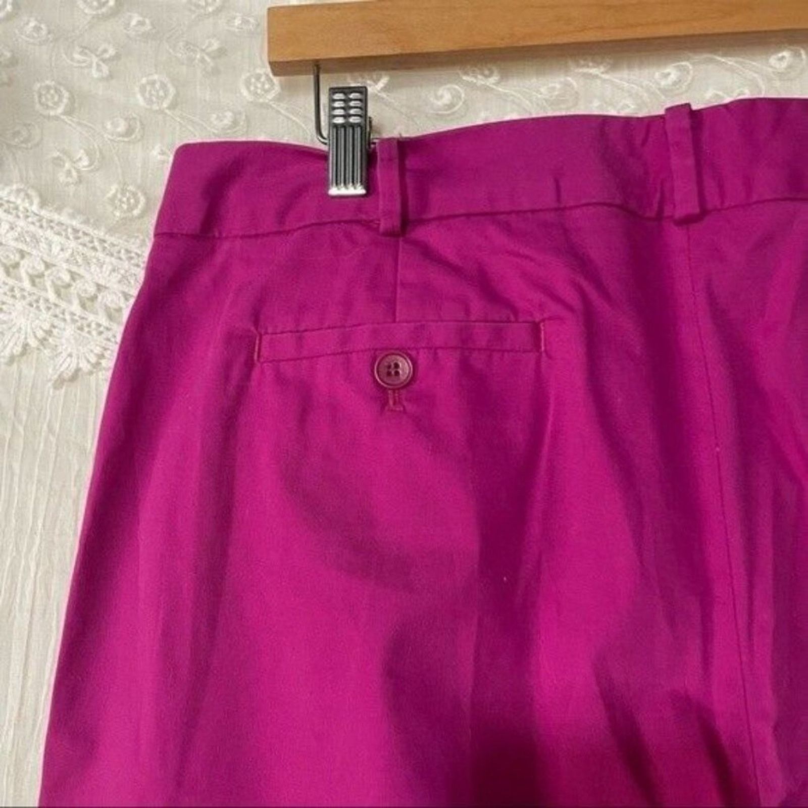 Other Talbots Signature Cropped Pants | Pink | Size 14 Petite Size 36" / US 14 / IT 50 - 5 Thumbnail