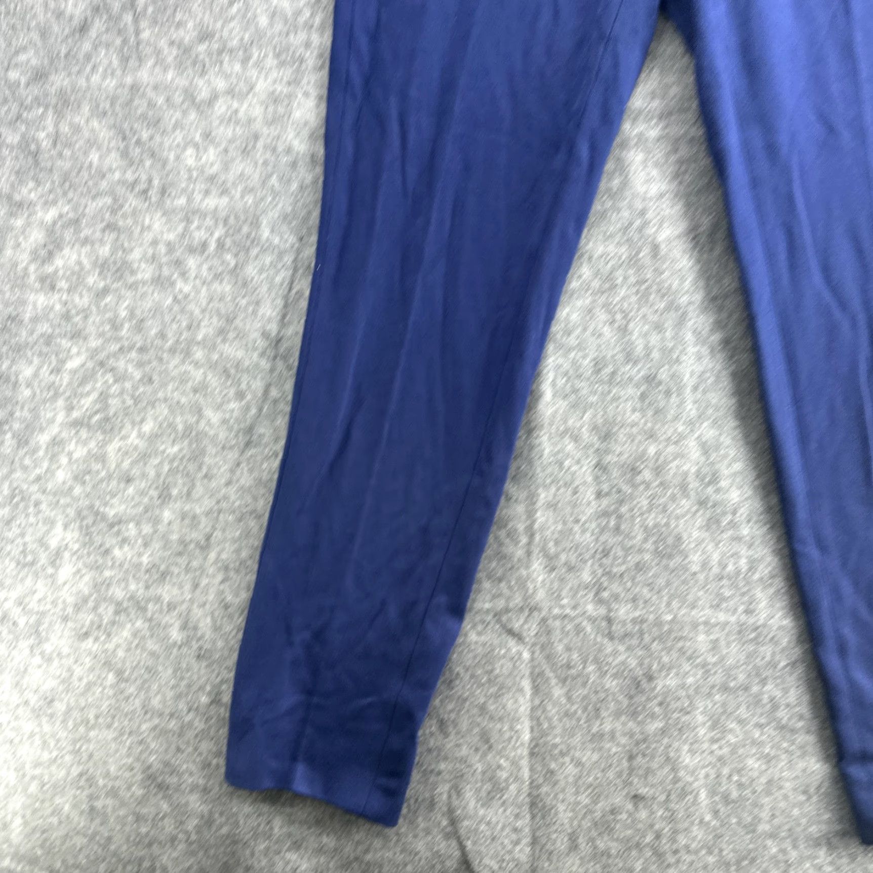 Vintage VINTAGE Boss Women's Pants Medium Blue Straight Leg High Rise Side Zip Dress Trousers Size 32" / US 10 / IT 46 - 4 Thumbnail
