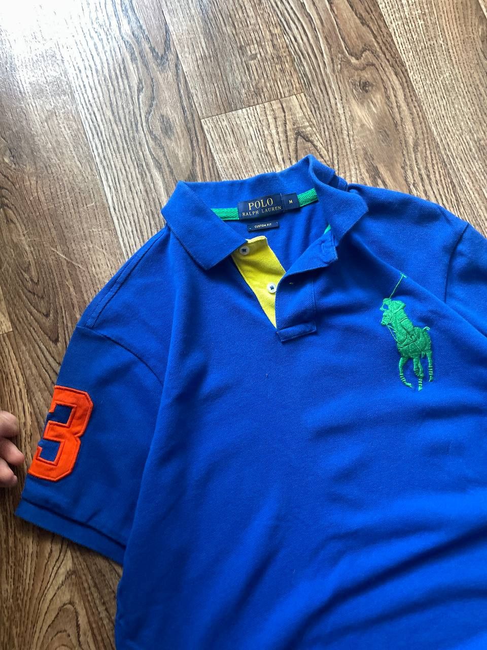 Polo Ralph Lauren Polo Ralph Lauren Big Pony Polo Shirt M Navy Blue Green Size US M / EU 48-50 / 2 - 3 Thumbnail