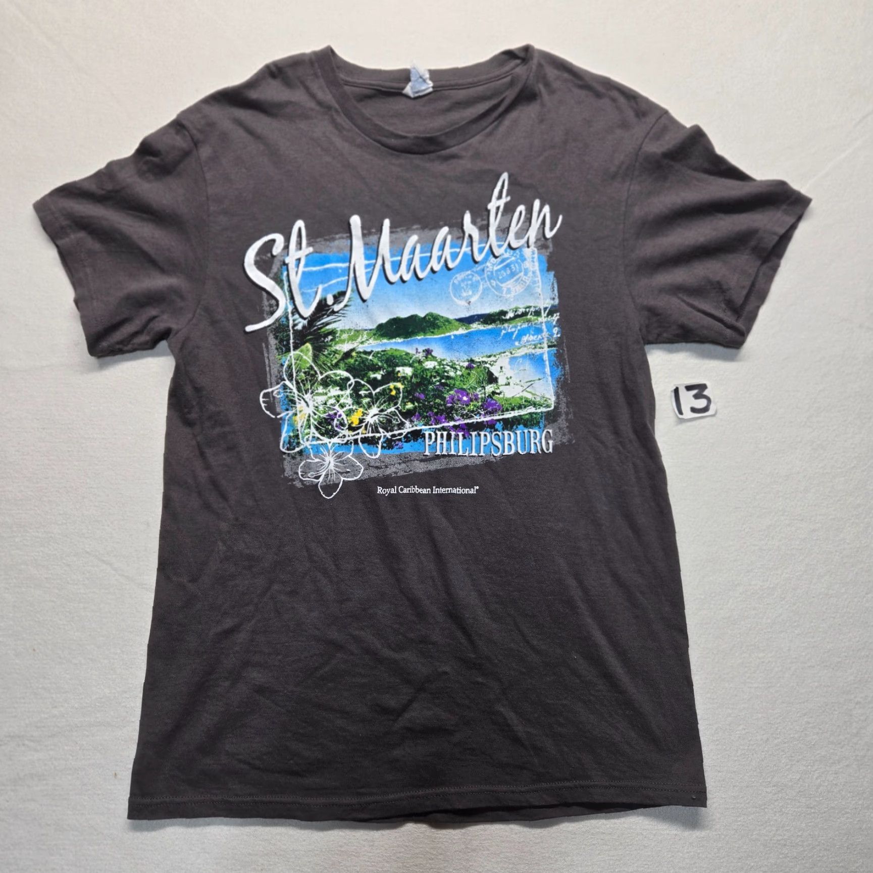 Vintage VINTAGE Island Expressions St. Maarten & St. Martin Black T-Shirt Adult Mens Medium Size US M / EU 48-50 / 2 - 2 Thumbnail