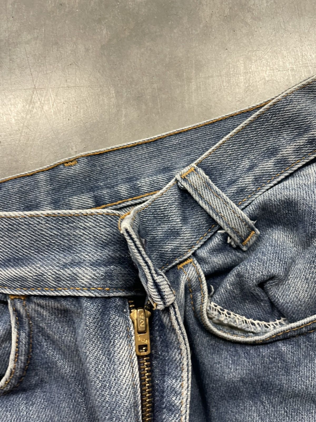Levi's Vintage 70s Levi’s Flare Jeans (27x32) Size US 28 / EU 44 - 4 Thumbnail