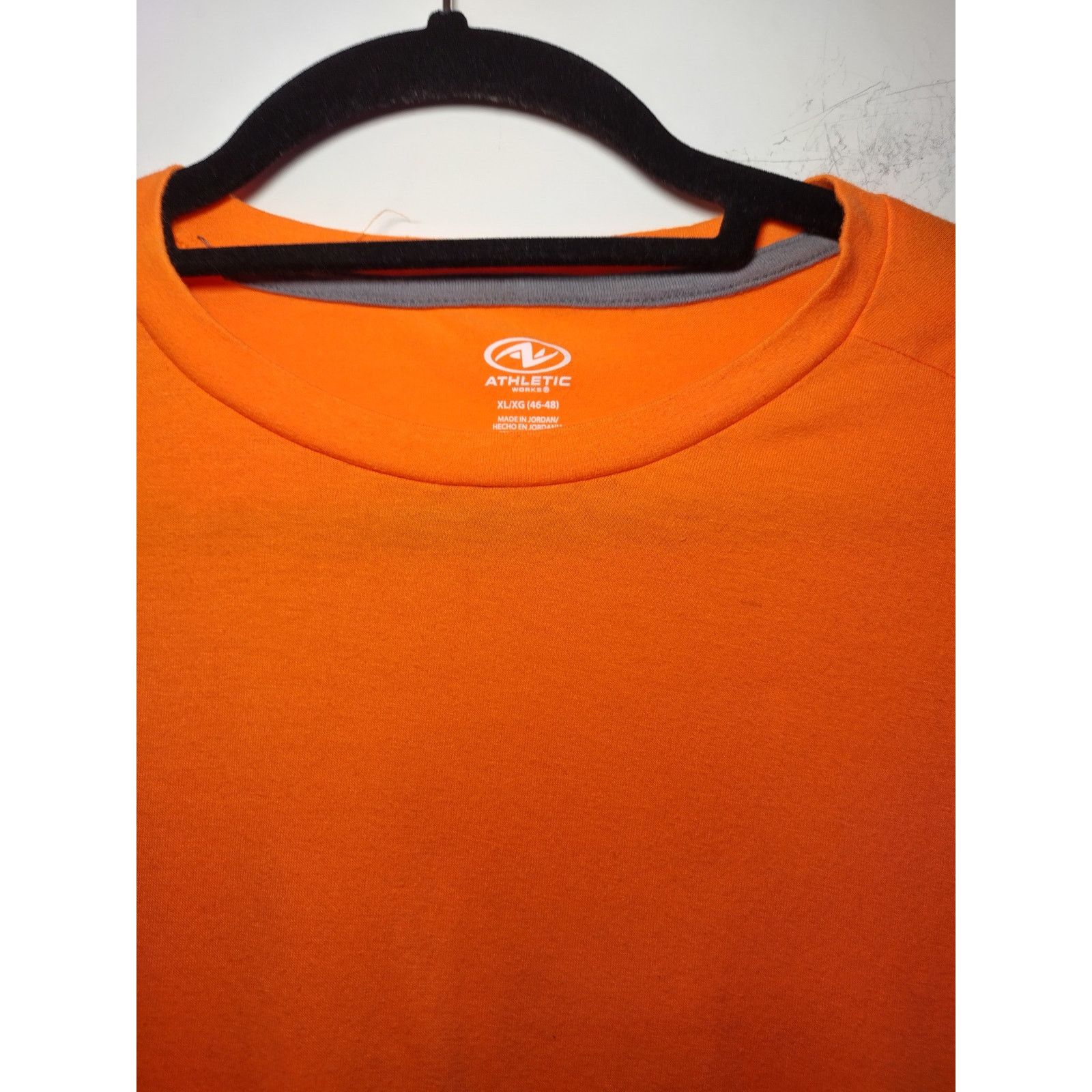 Athletic Works Athletic Works Mens Crew Neck T-Shirt Short Sleeve Raw Hem Size US XL / EU 56 / 4 - 4 Thumbnail