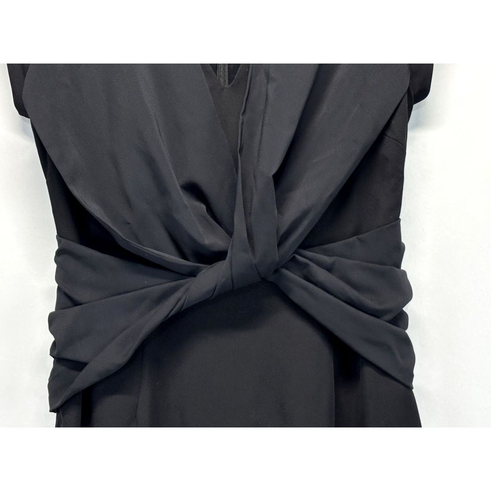 Reiss Reiss Maddox Twist Front Dress Women’s 2 Little Black Dress Cocktail Knee Length Size XS / US 0-2 / IT 36-38 - 3 Thumbnail