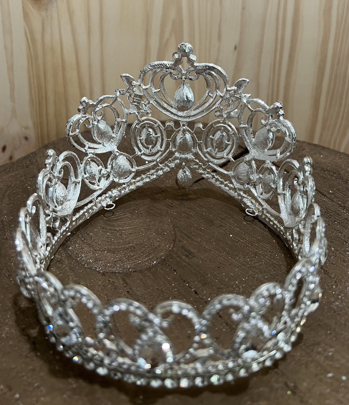 Other Elegant Birthday Princess Silver Tiara Crown Size ONE SIZE - 5 Thumbnail