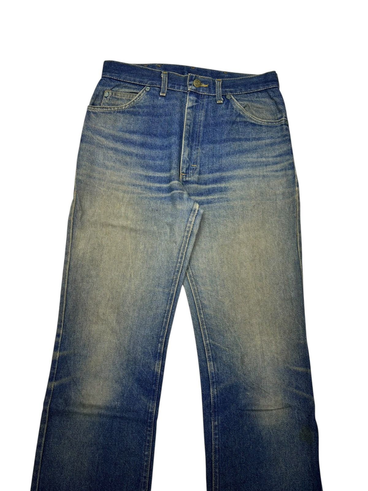 Lee LEE RIDERS MUD WASH RUSTY DISTRESS SEMI FLARE DENIM JEANS Size US 30 / EU 46 - 7 Thumbnail