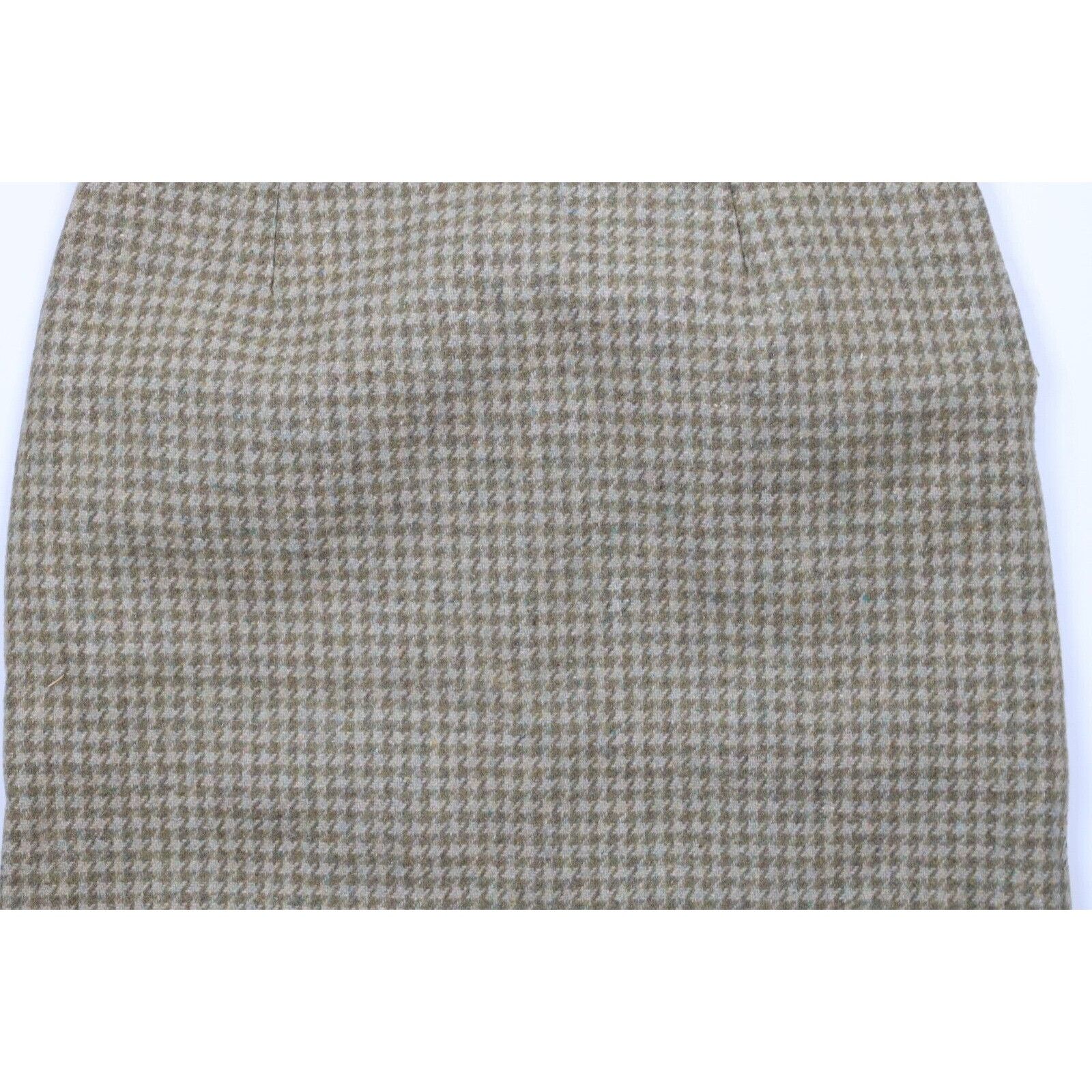 Vintage Vintage 50s 60s Rockabilly Distressed Wool Tweed Skirt Size 28" / US 6 / IT 42 - 3 Thumbnail