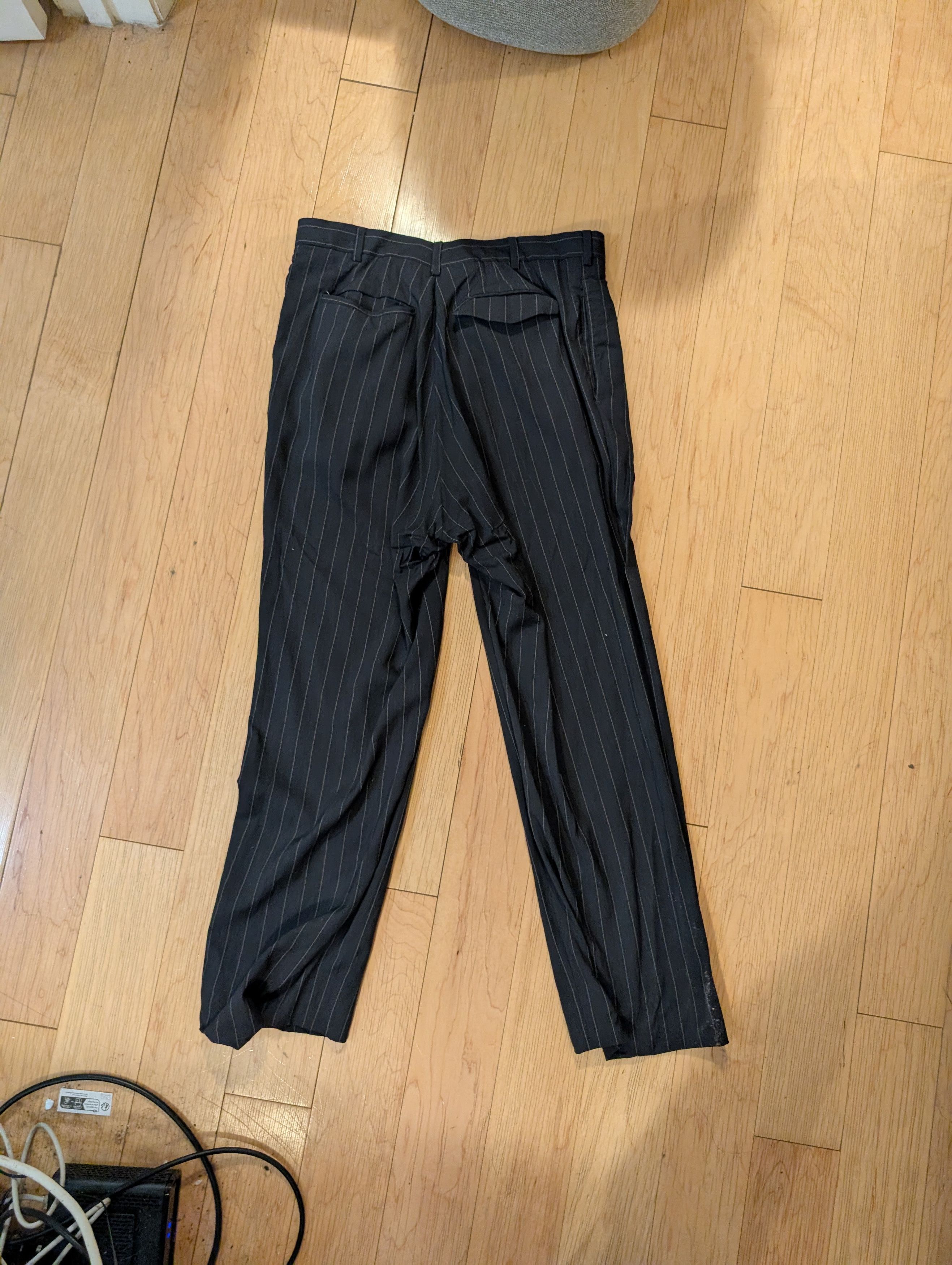 Tres Bien Tres Bien Pinstriped Dress Slacks Size US 32 / EU 48 - 1 Thumbnail